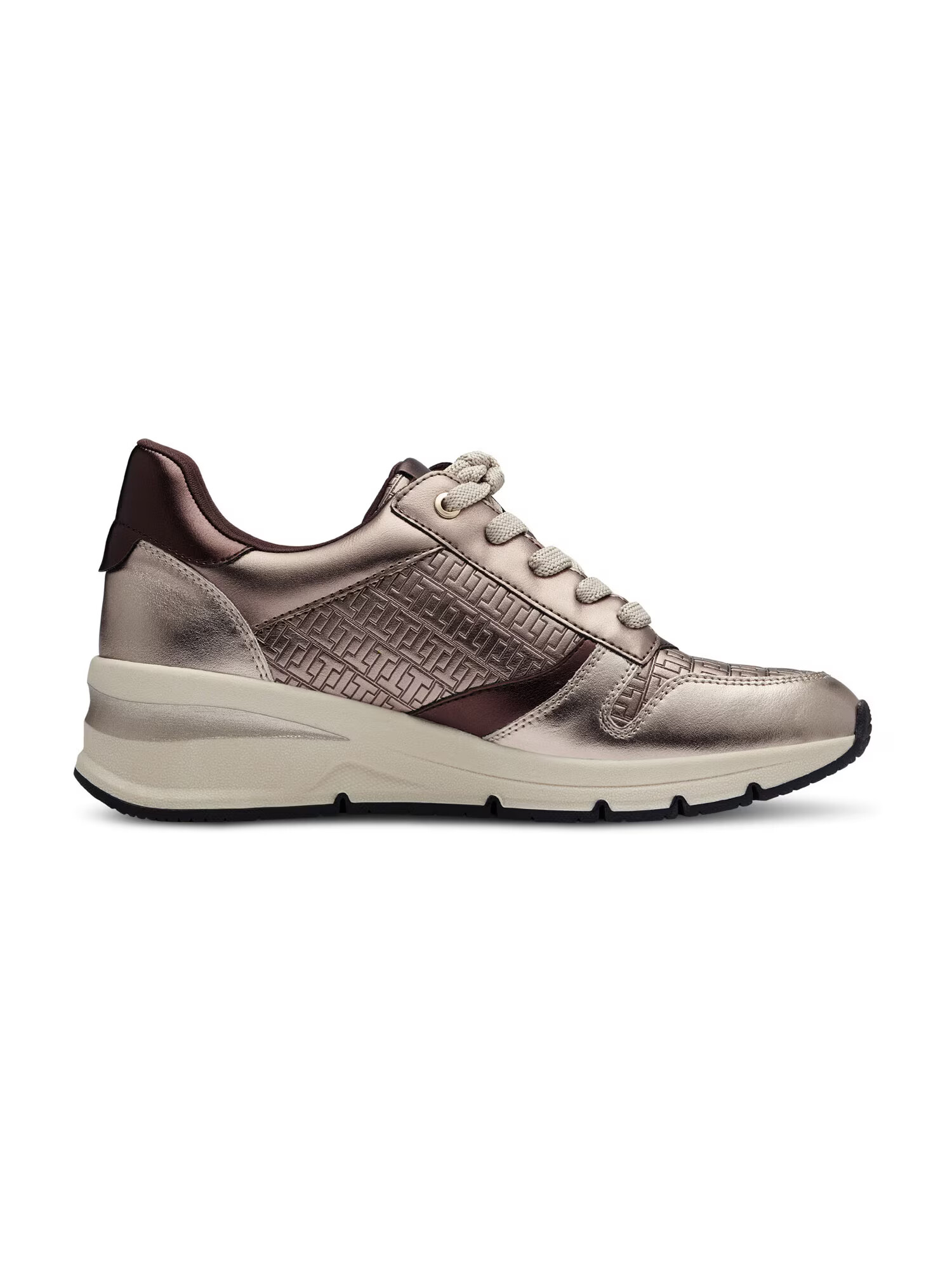 TAMARIS Sneaker low maro închis / gri taupe - Pled.ro