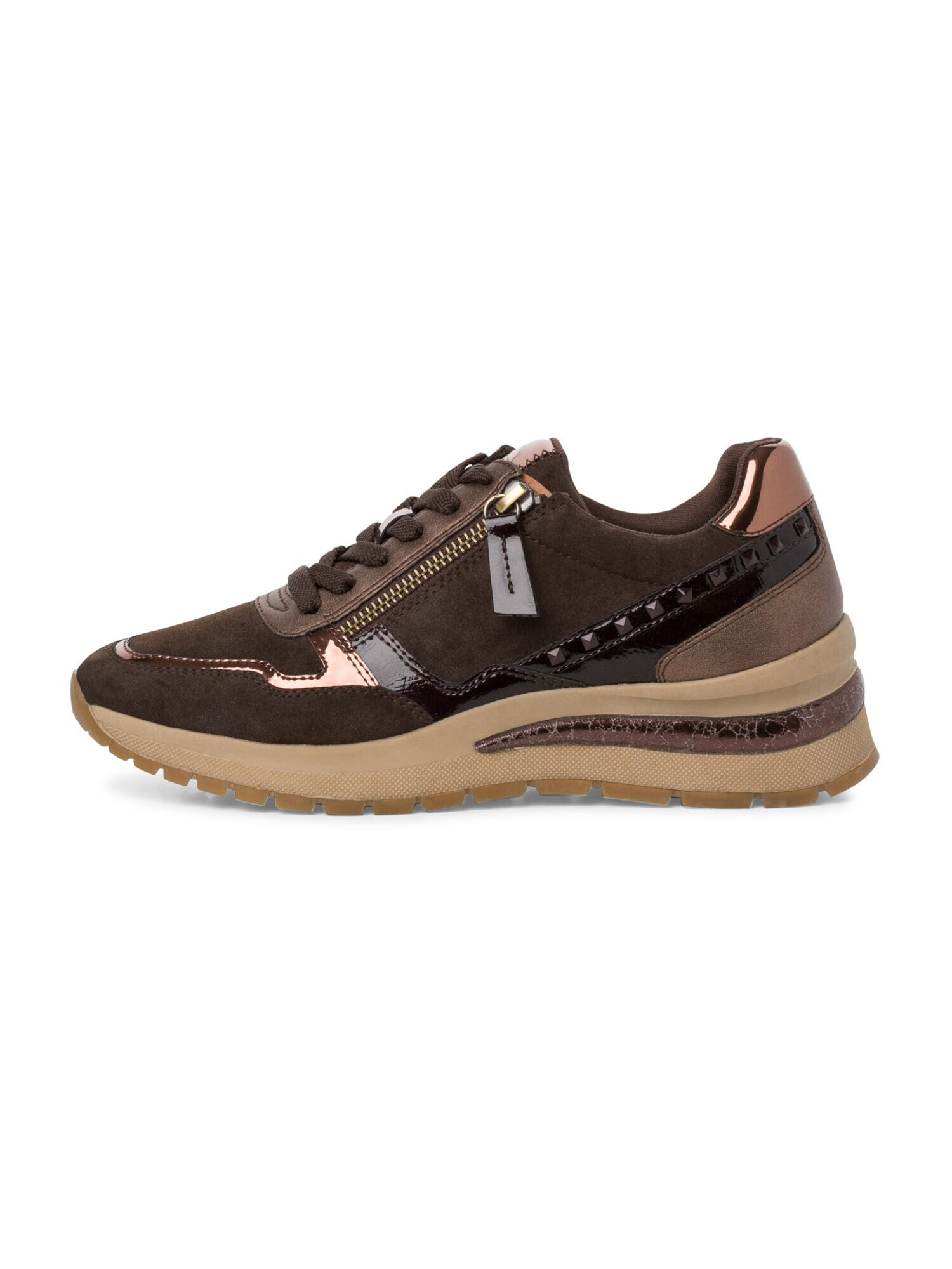 TAMARIS Sneaker low maro mokka / bronz - Pled.ro