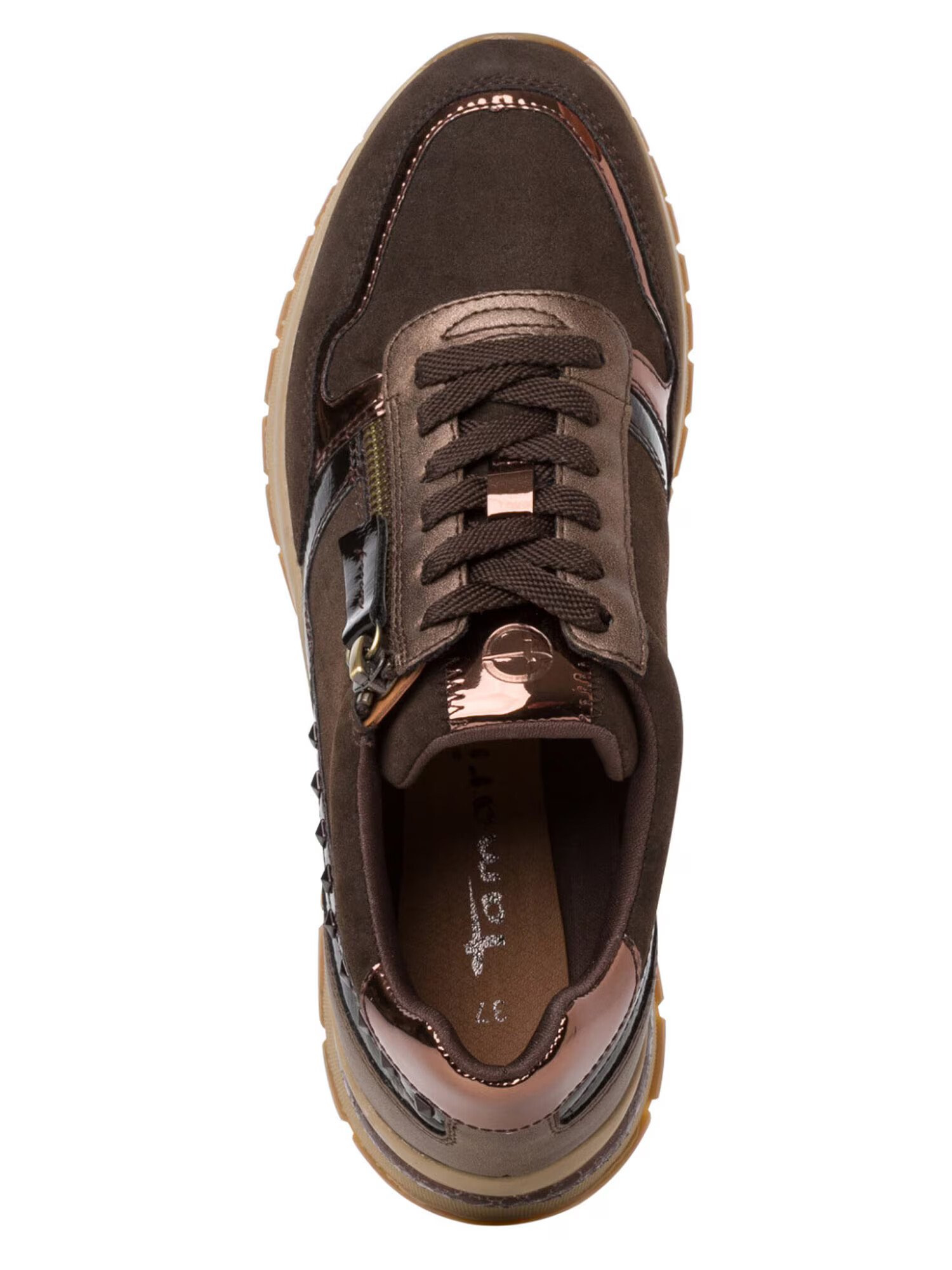 TAMARIS Sneaker low maro mokka / bronz - Pled.ro