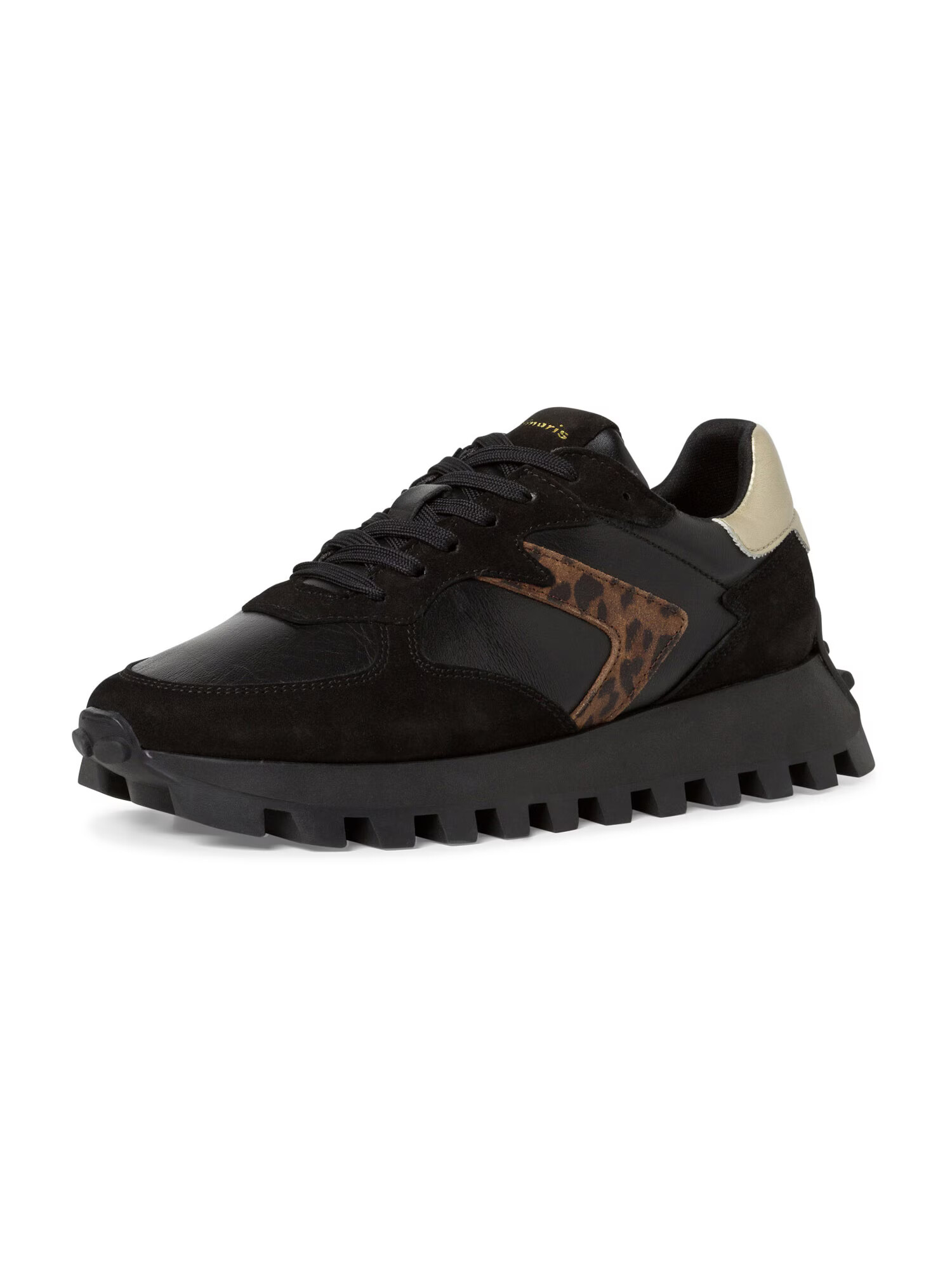 TAMARIS Sneaker low maro deschis / negru - Pled.ro