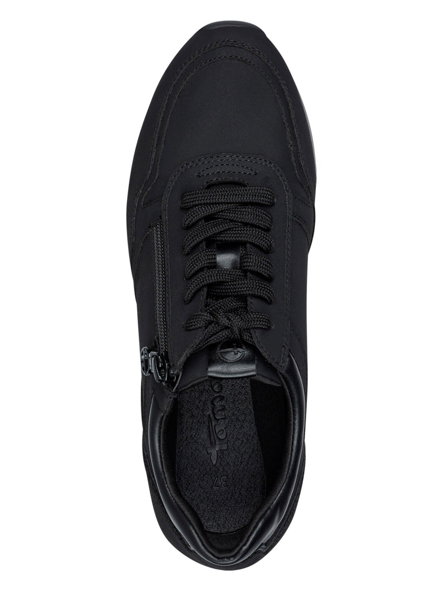 TAMARIS Sneaker low gri / negru - Pled.ro