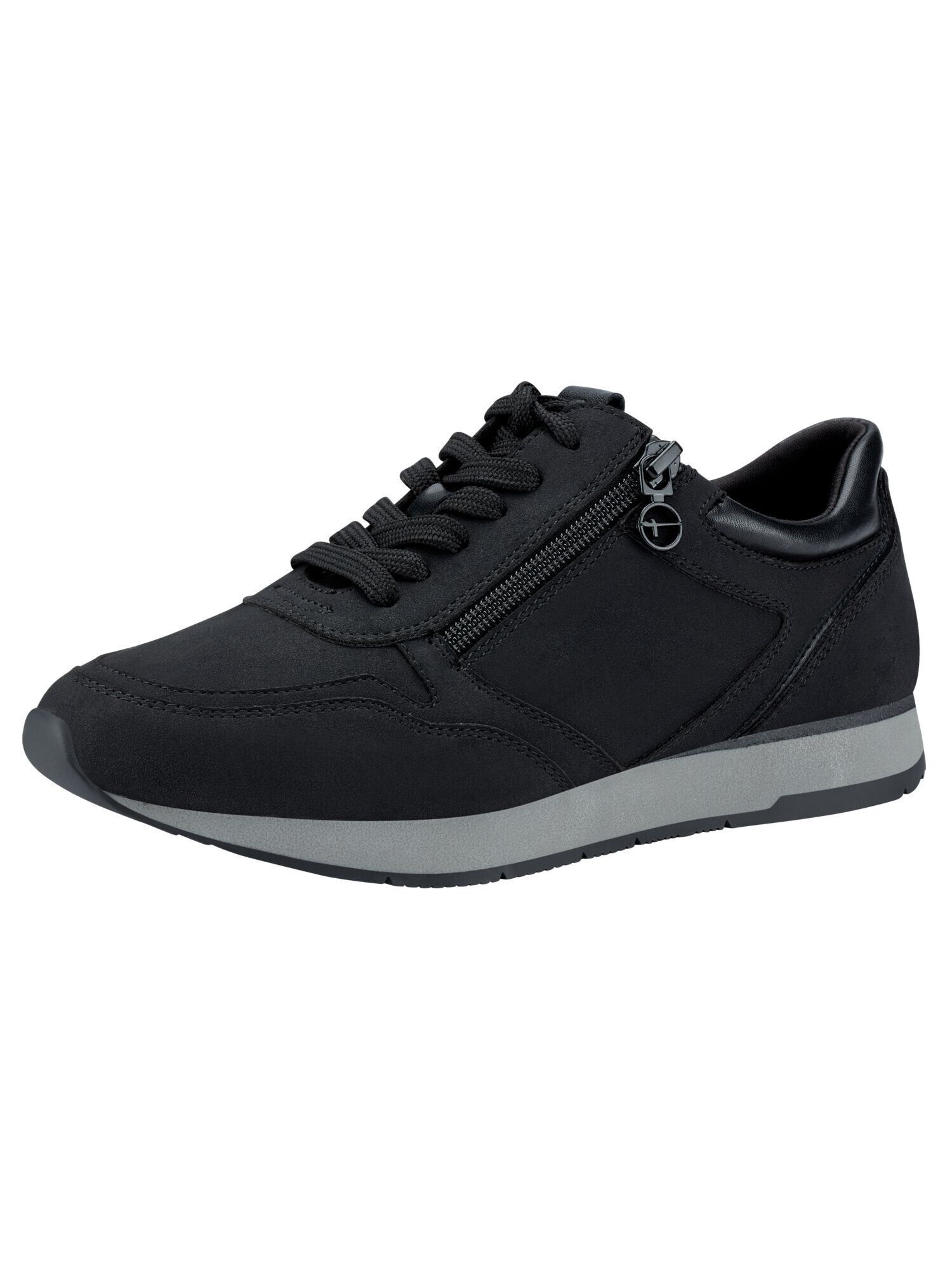 TAMARIS Sneaker low gri / negru - Pled.ro