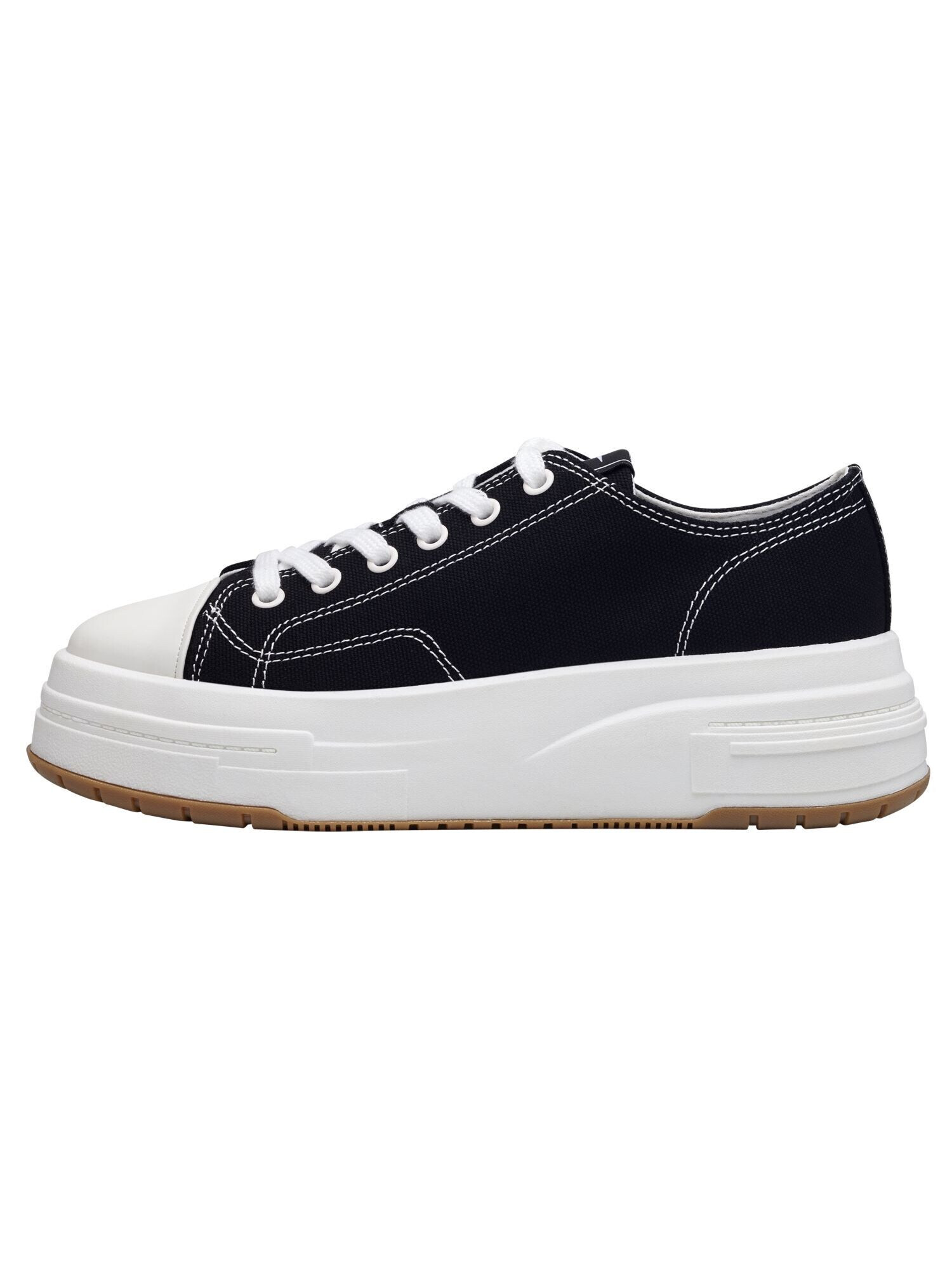 TAMARIS Sneaker low negru / alb - Pled.ro