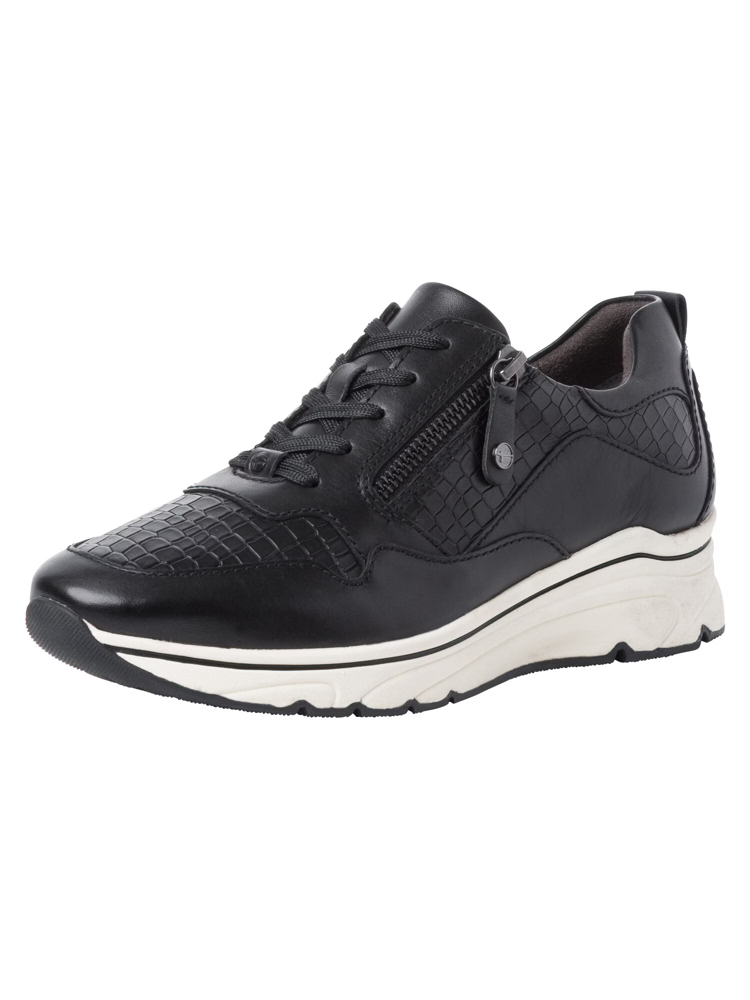 TAMARIS Sneaker low 'Pure Relax' negru / alb murdar - Pled.ro