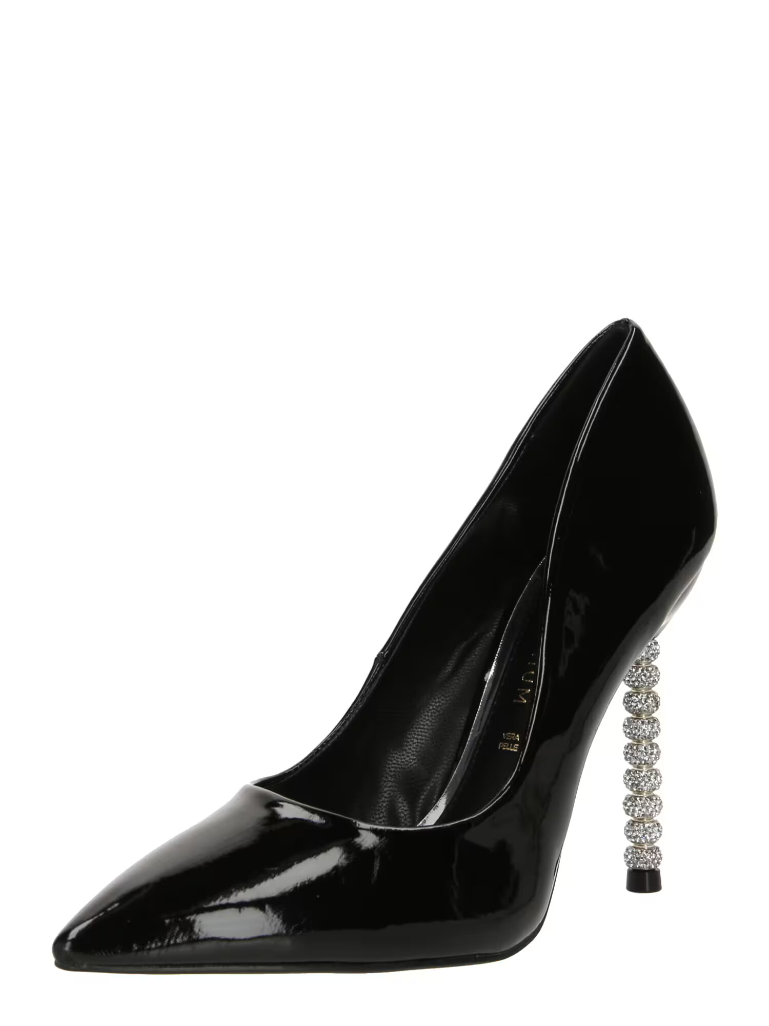 TATA Italia Pumps negru / argintiu / transparent - Pled.ro