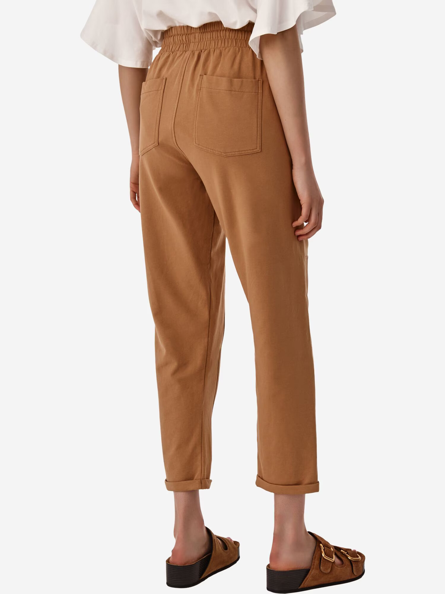 TATUUM Pantaloni 'Muse' maro caramel - Pled.ro