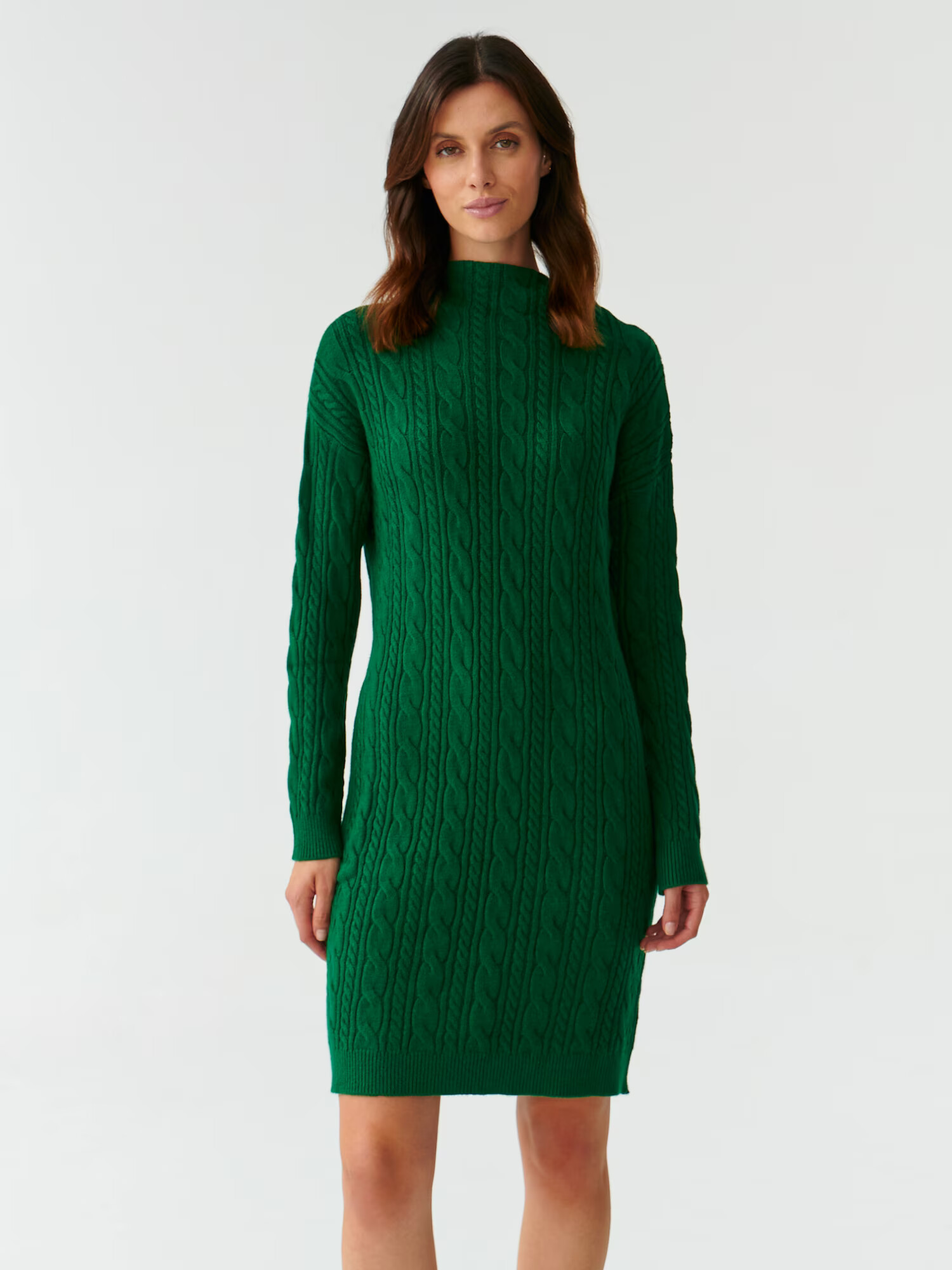 TATUUM Rochie tricotat 'WENWI' verde - Pled.ro