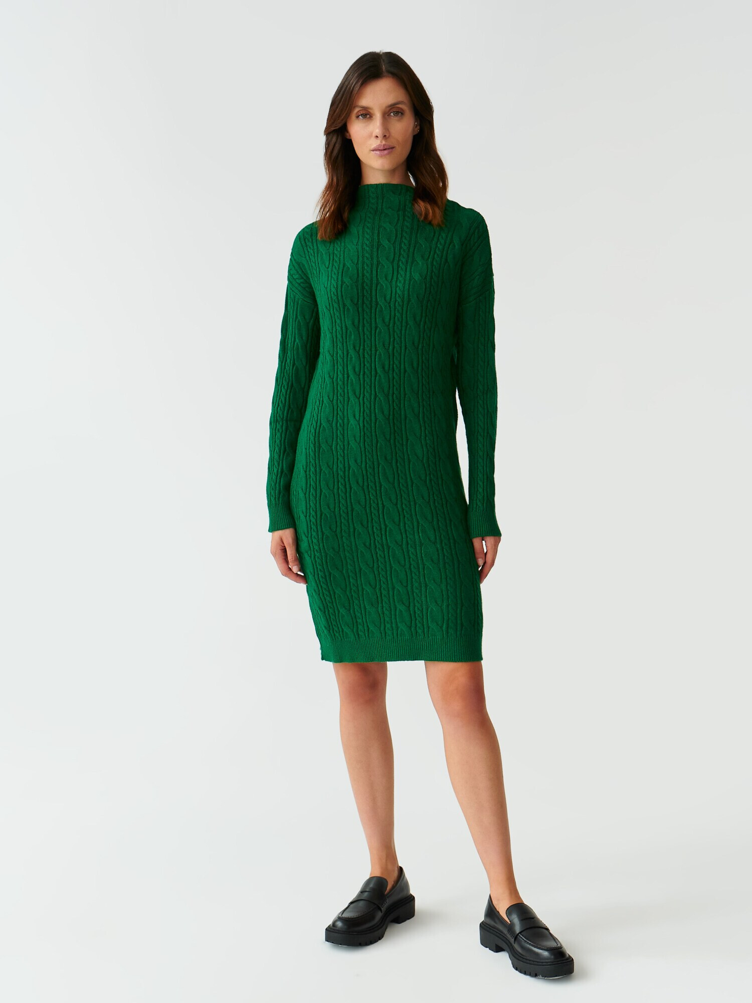 TATUUM Rochie tricotat 'WENWI' verde - Pled.ro