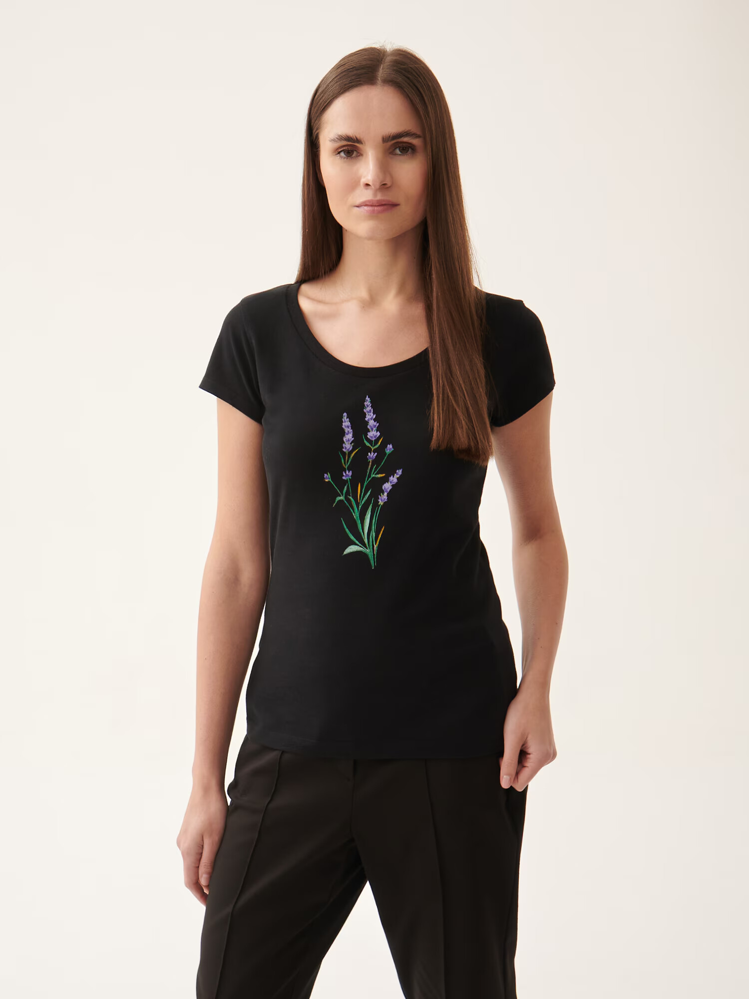 TATUUM Tricou 'ANTONIA 1' verde / lila / negru - Pled.ro