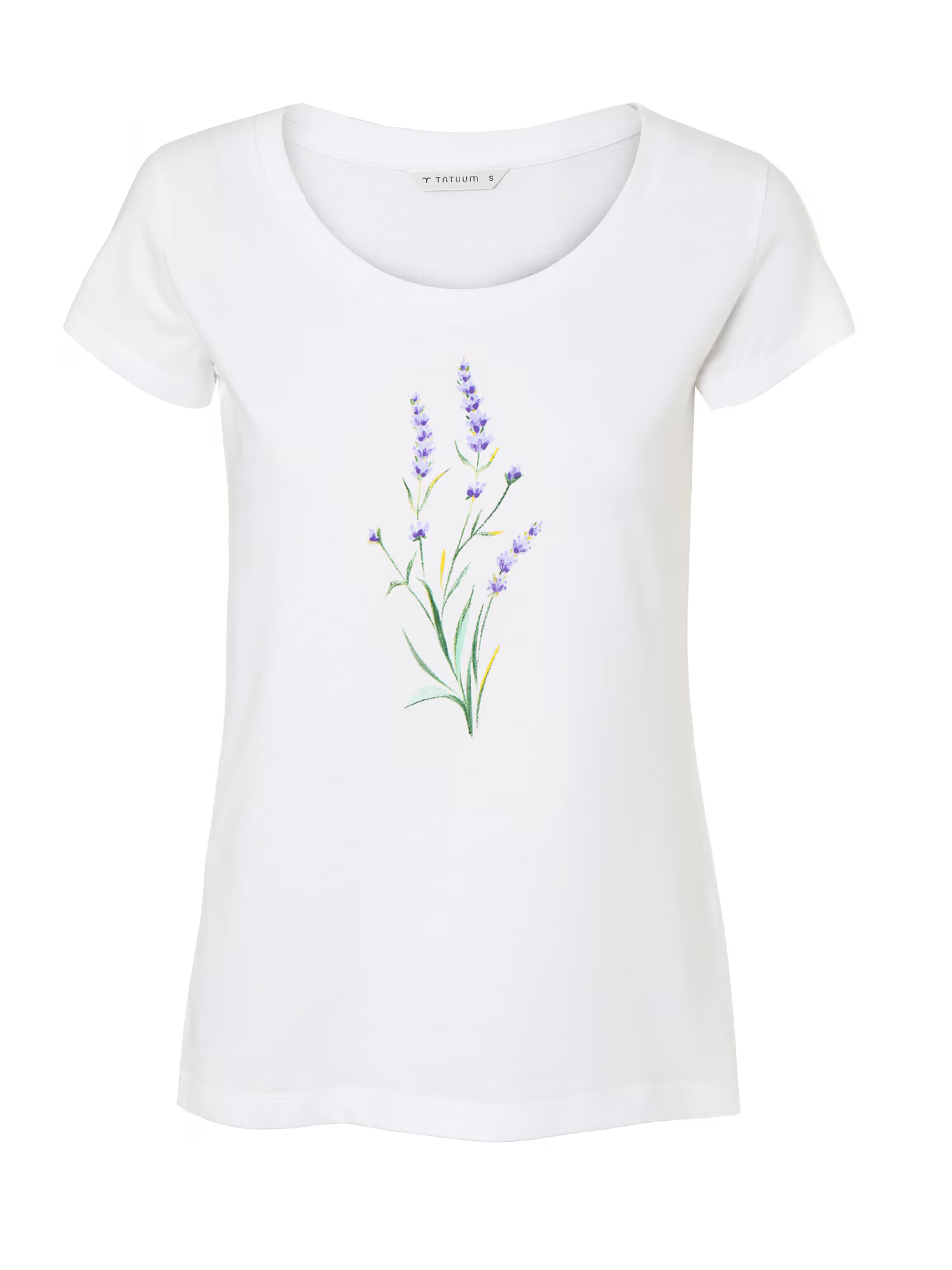 TATUUM Tricou 'ANTONIA' verde / lila / alb - Pled.ro