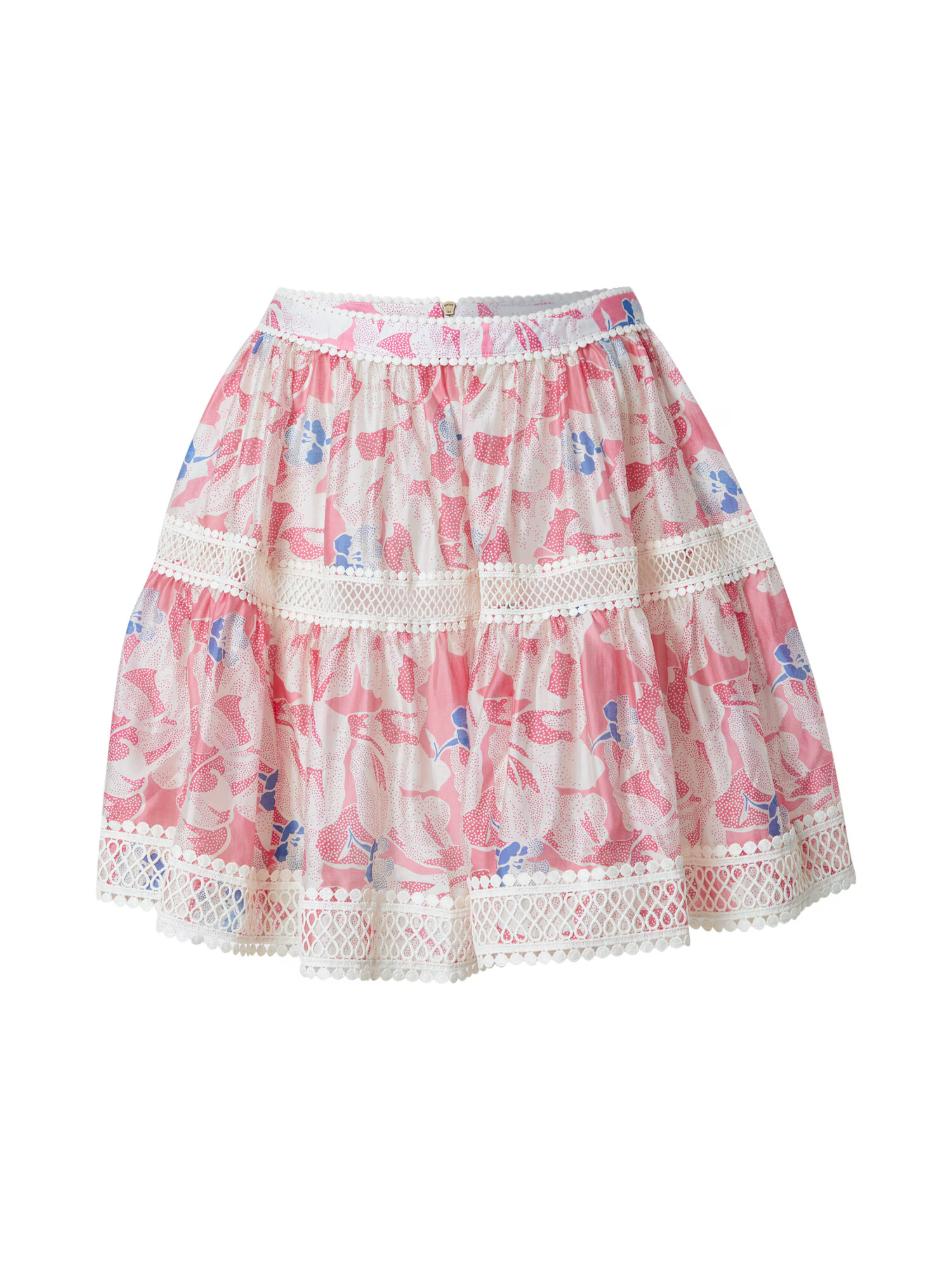 Ted Baker Fustă 'TABITA' crem / albastru închis / roz pastel / roz deschis - Pled.ro