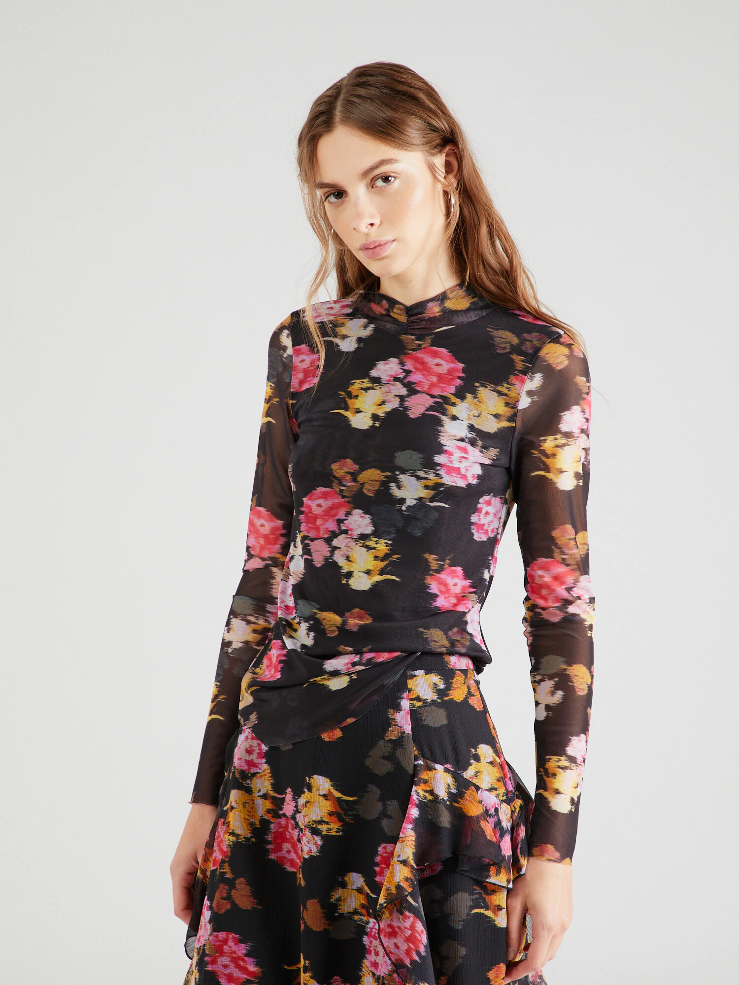 Ted Baker Tricou 'MALYEL' galben / roz deschis / roșu / negru - Pled.ro