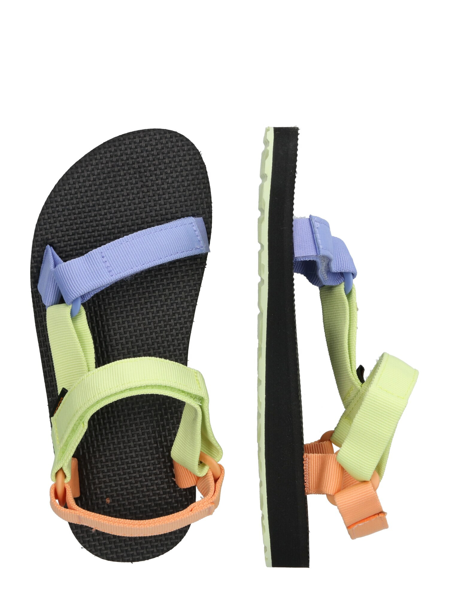 TEVA Sandale verde stuf / lila / portocaliu somon - Pled.ro