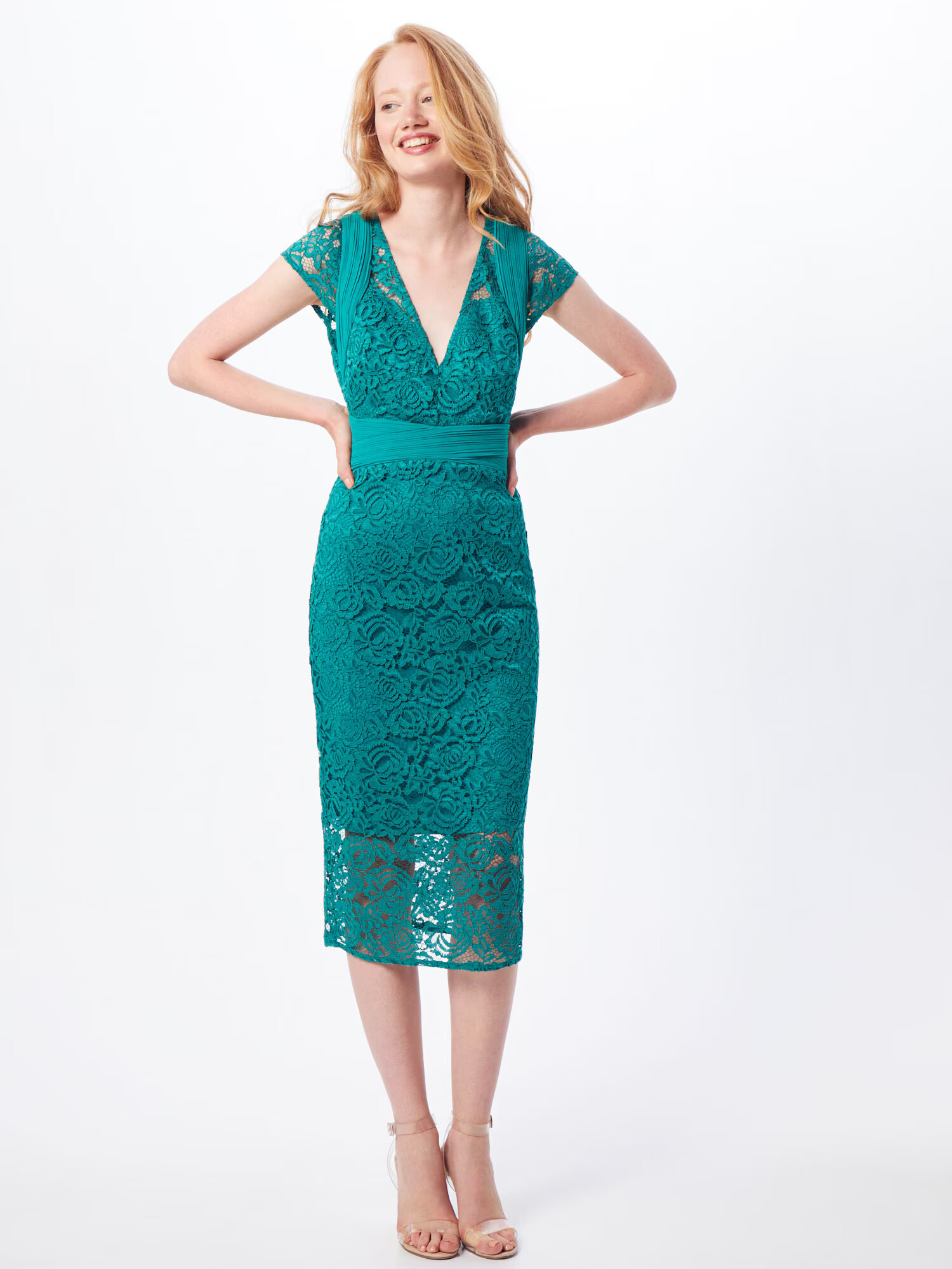 TFNC Rochie de cocktail 'Veryan' verde smarald - Pled.ro