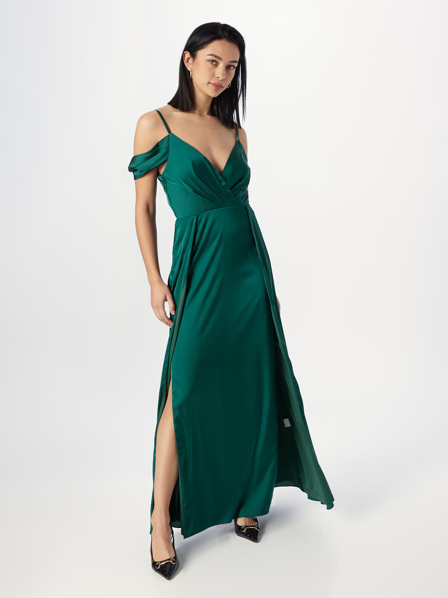 TFNC Rochie de seară 'CAROLINA' verde - Pled.ro