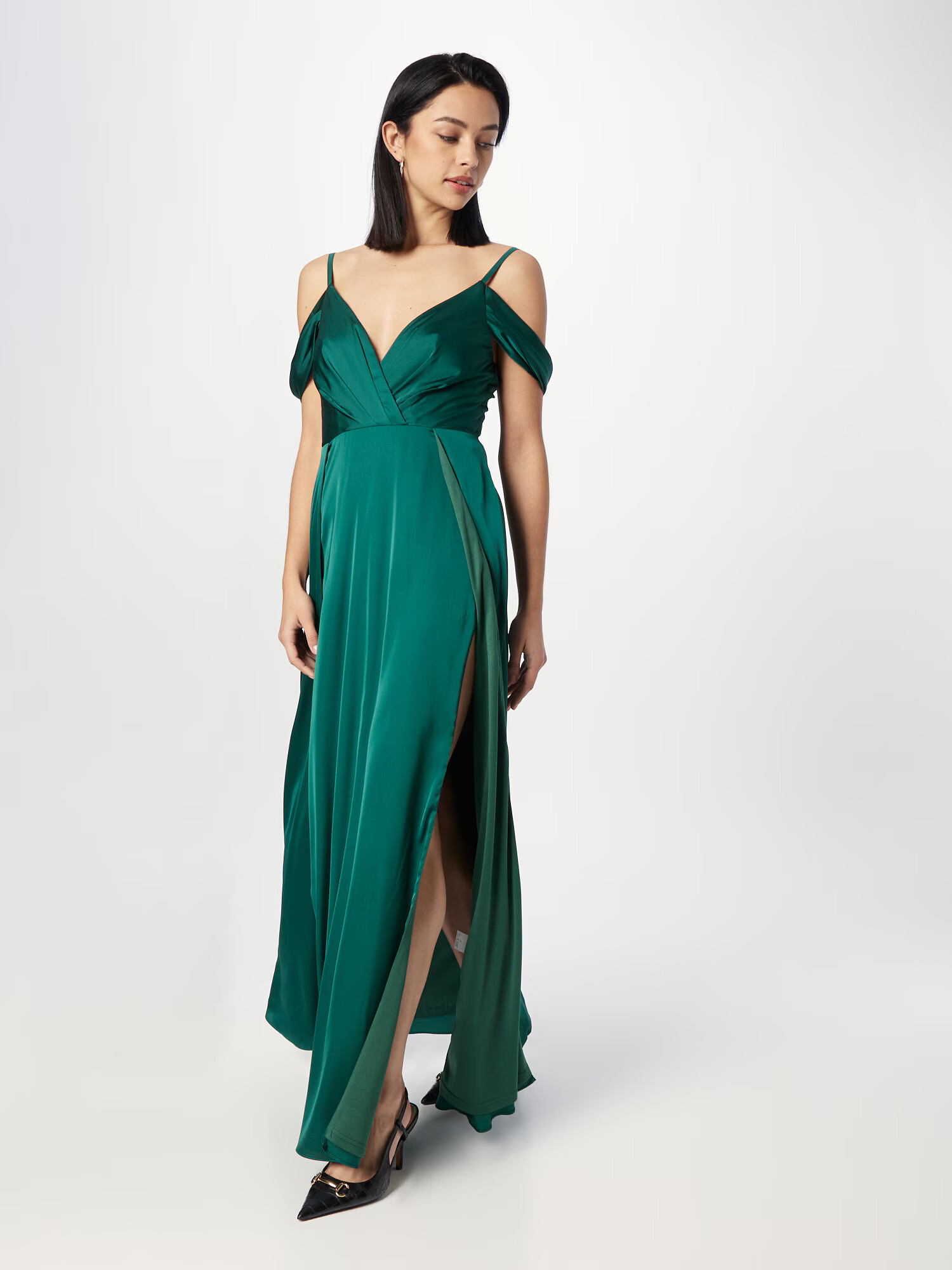 TFNC Rochie de seară 'CAROLINA' verde - Pled.ro