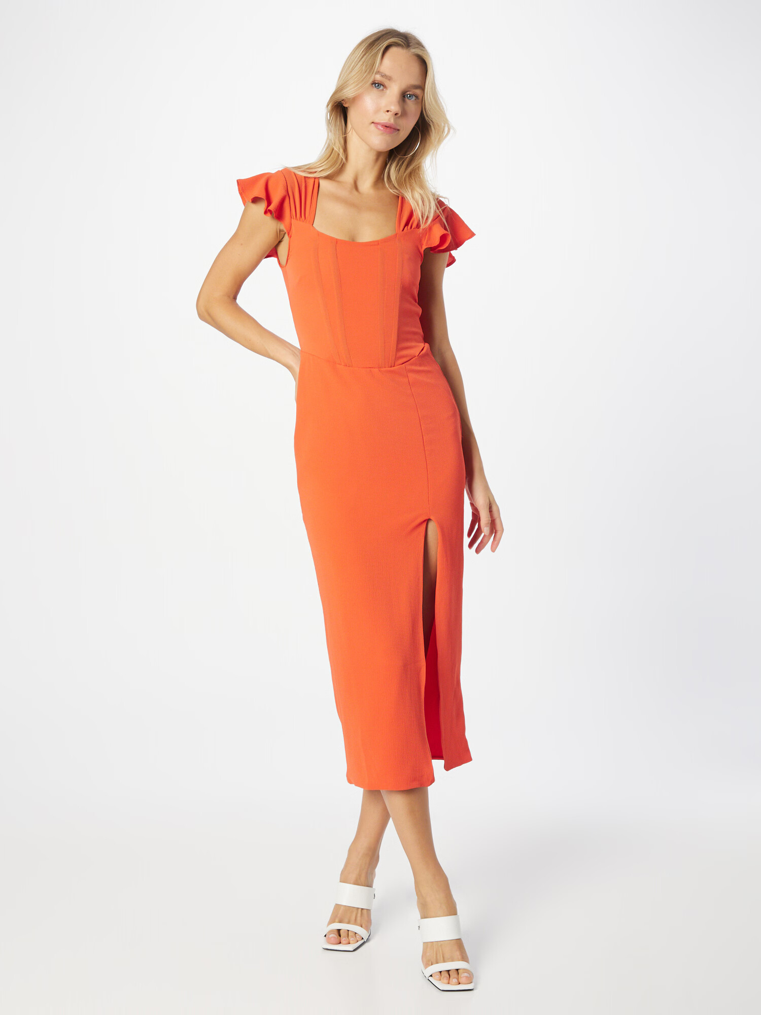 TFNC Rochie 'MAELA' corai - Pled.ro