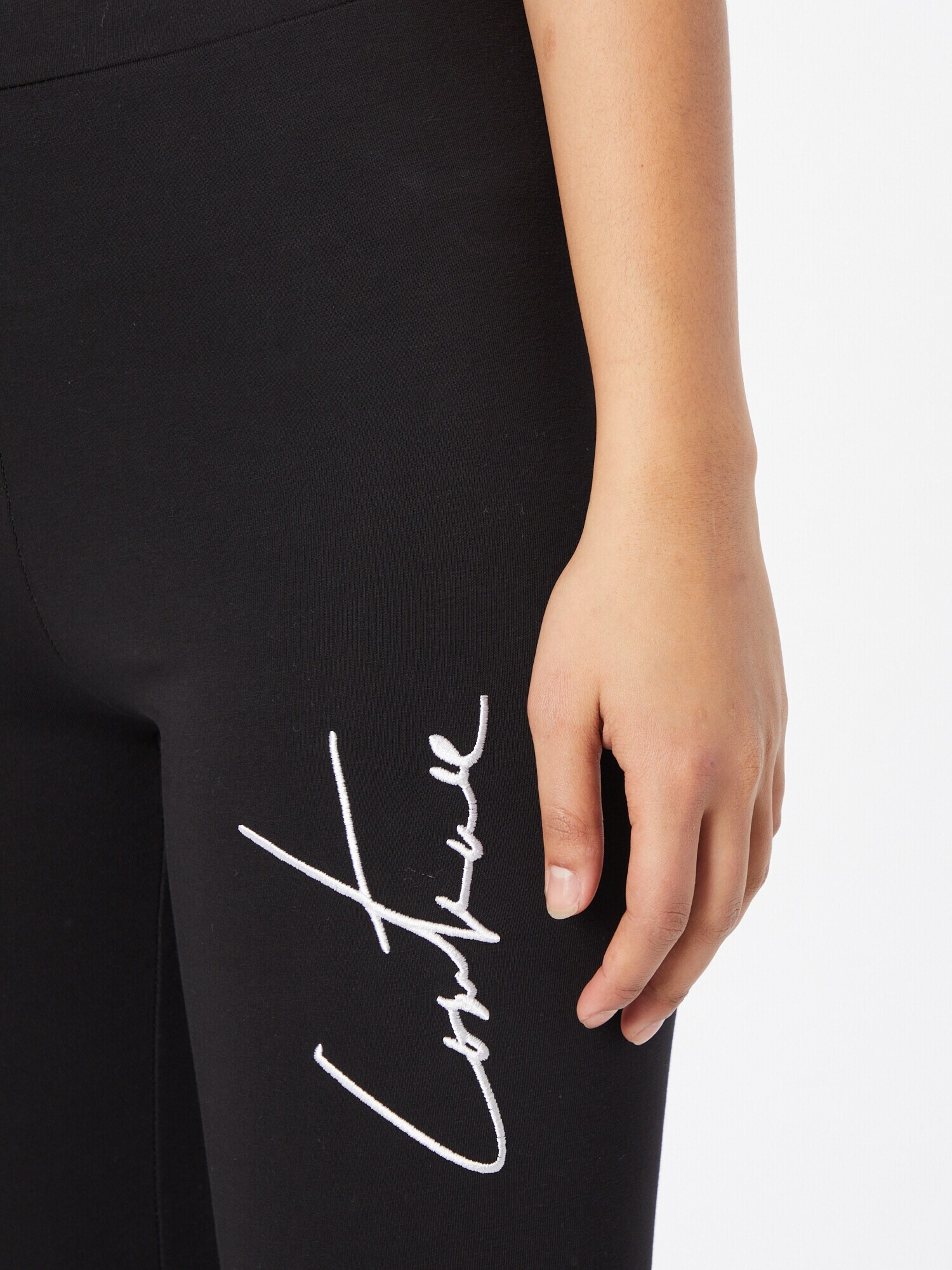 The Couture Club Leggings negru / alb - Pled.ro