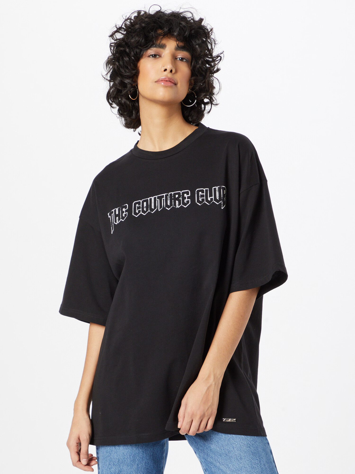 The Couture Club Tricou albastru deschis / lila / negru / alb - Pled.ro