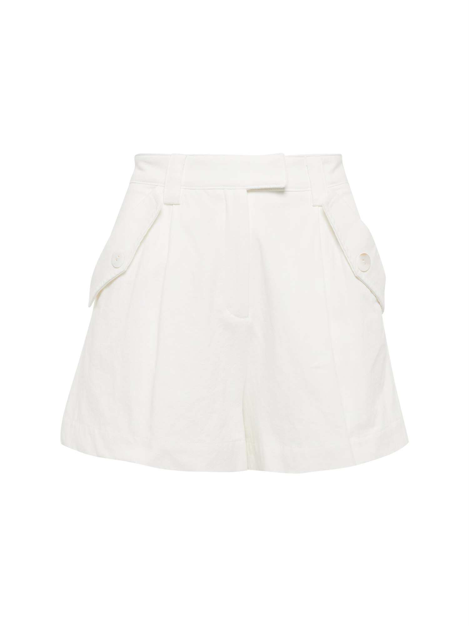 The Fated Pantaloni 'FAYE SHORTS' alb - Pled.ro