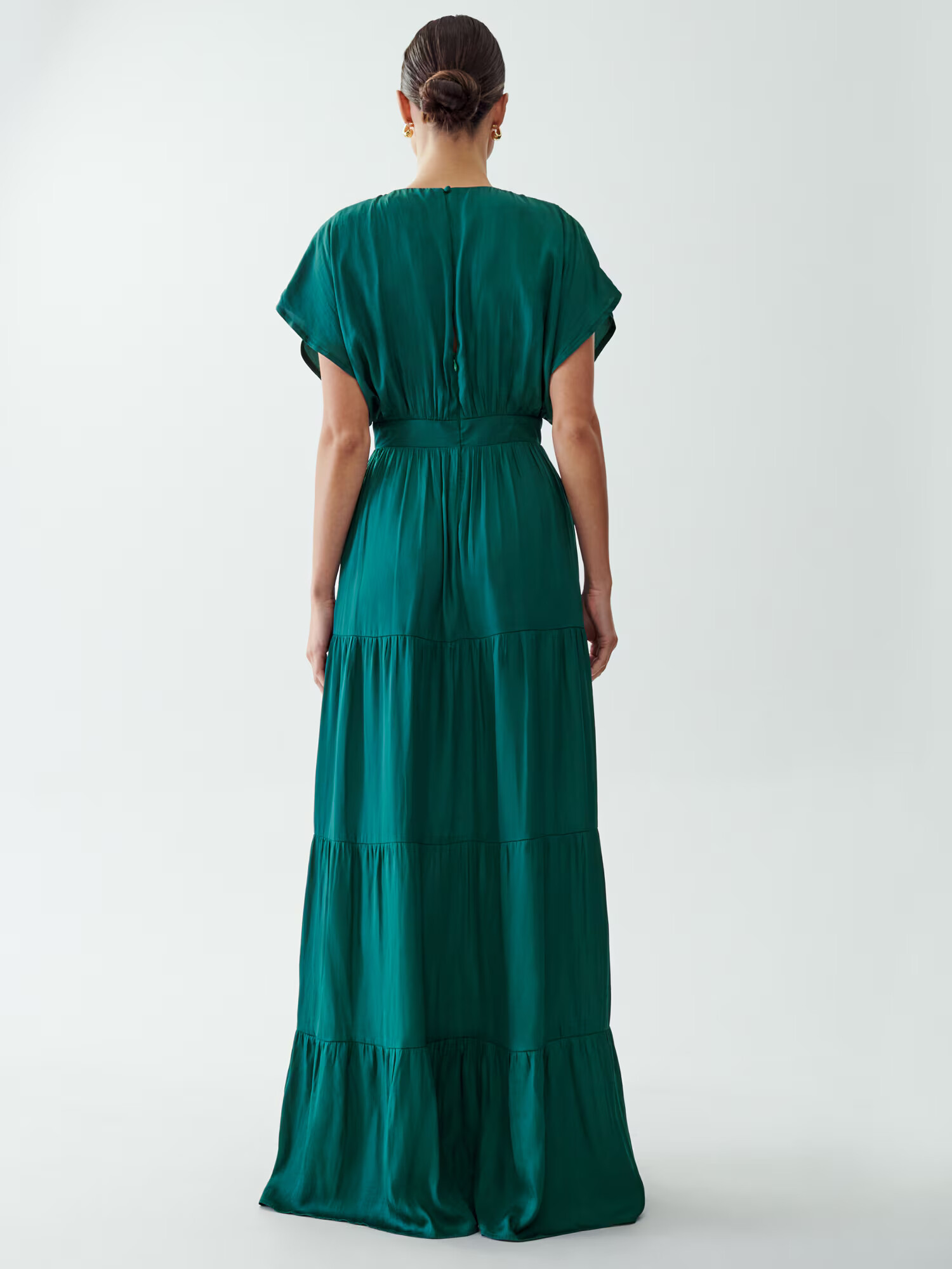 The Fated Rochie 'EZRA' verde - Pled.ro