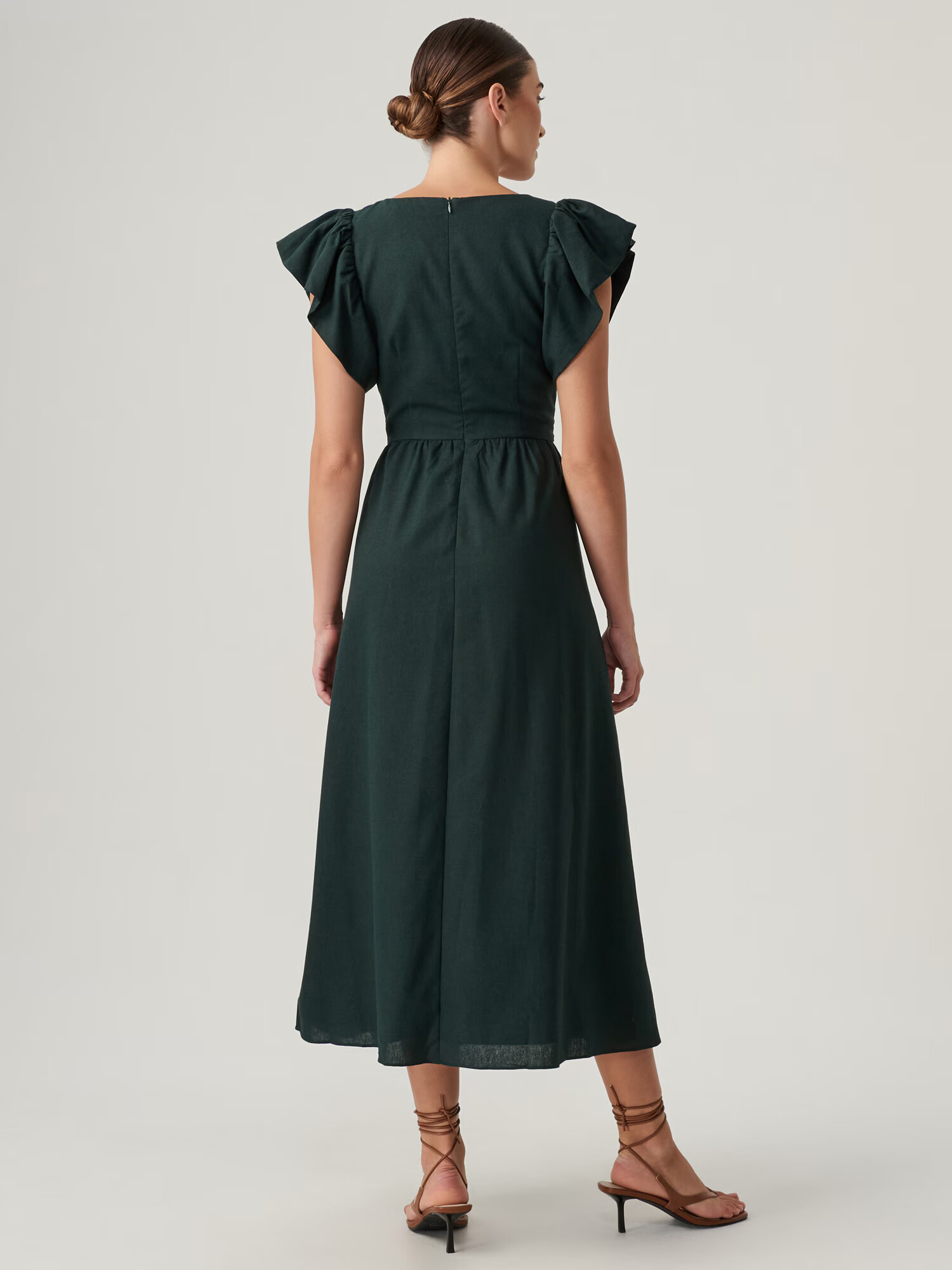 The Fated Rochie 'GWEN' verde - Pled.ro