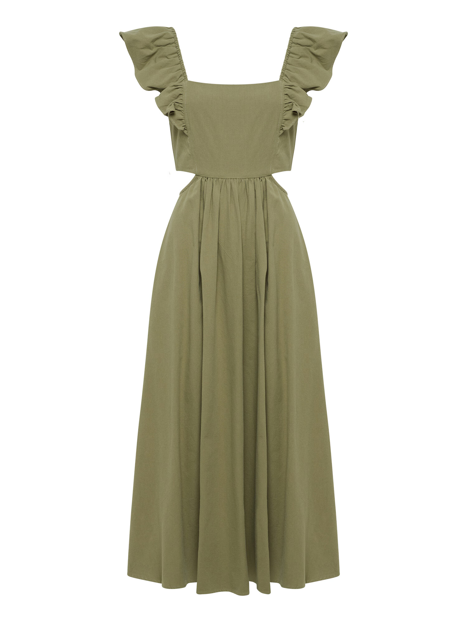 The Fated Rochie 'PARLOUR' verde - Pled.ro