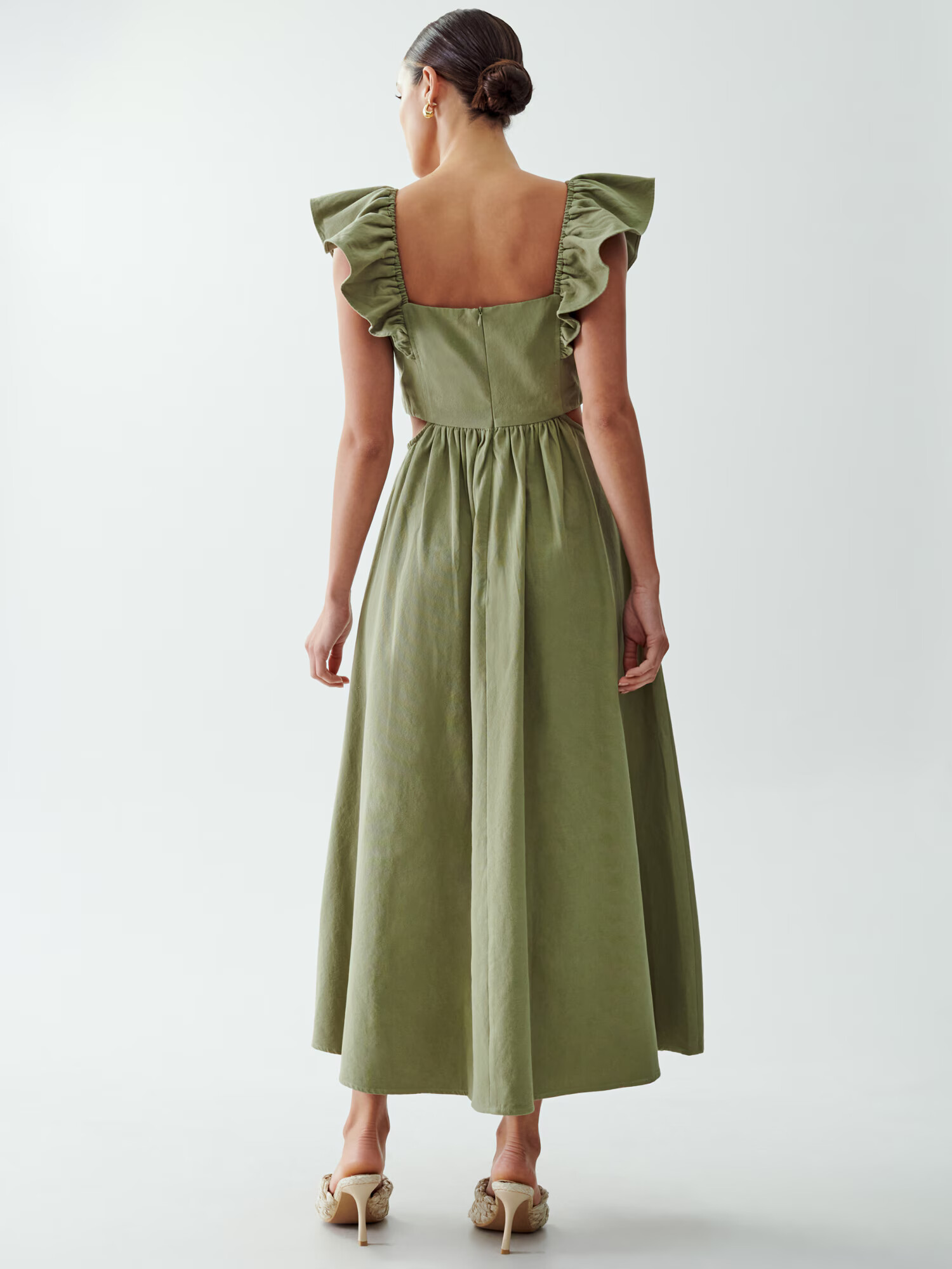 The Fated Rochie 'PARLOUR' verde - Pled.ro