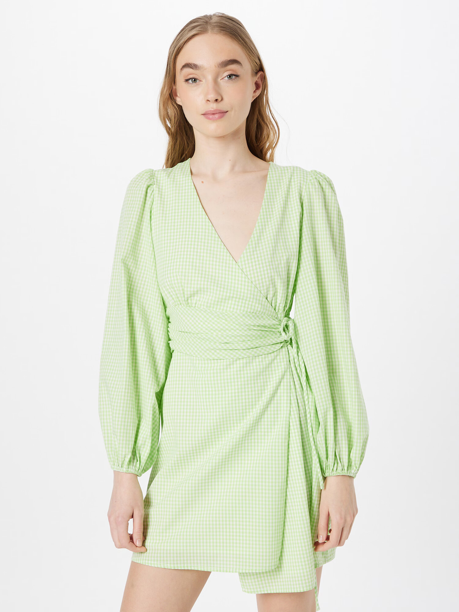 The Frolic Rochie 'JONETTE' verde deschis / alb - Pled.ro