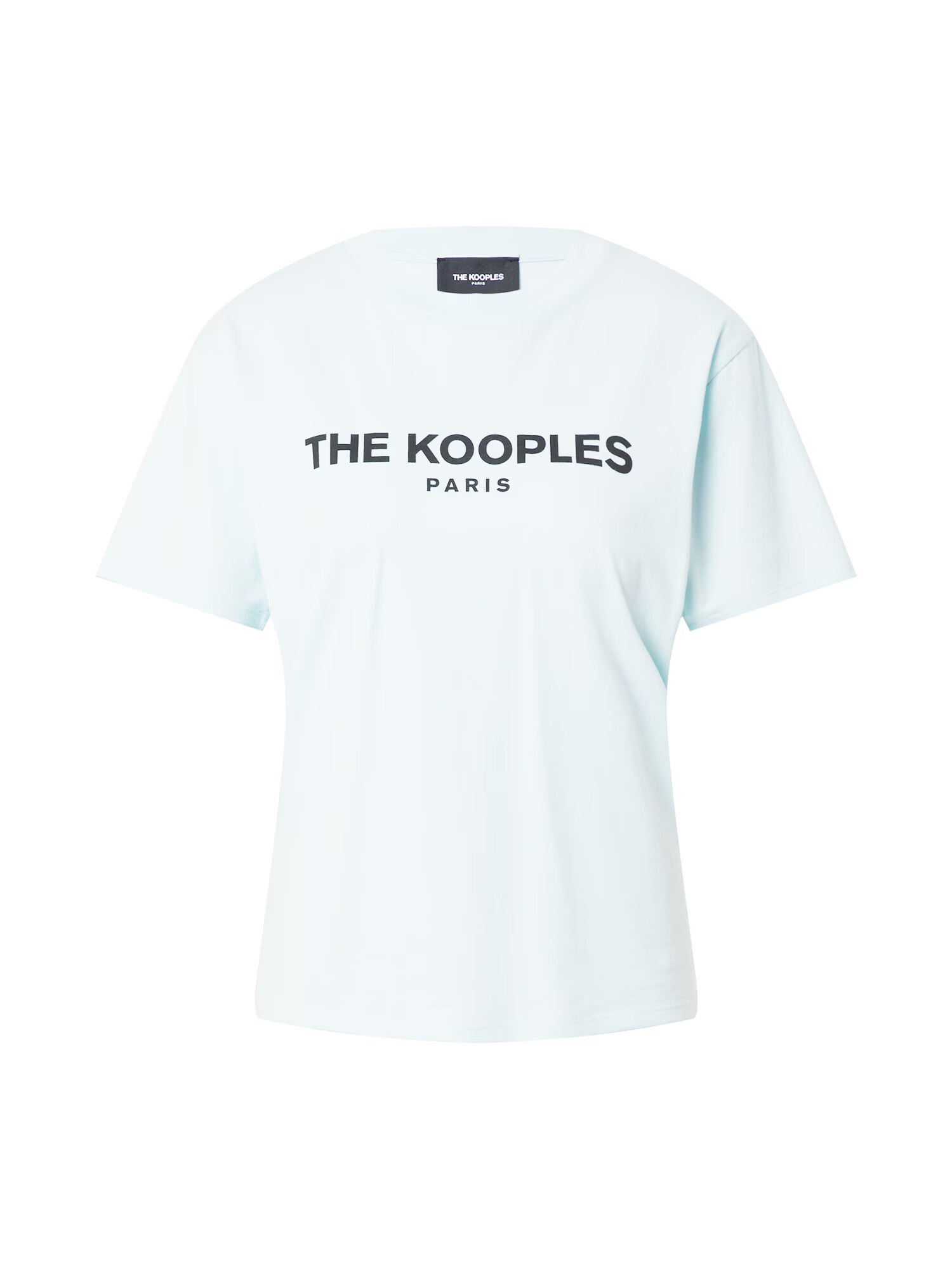 The Kooples Tricou albastru deschis / negru - Pled.ro