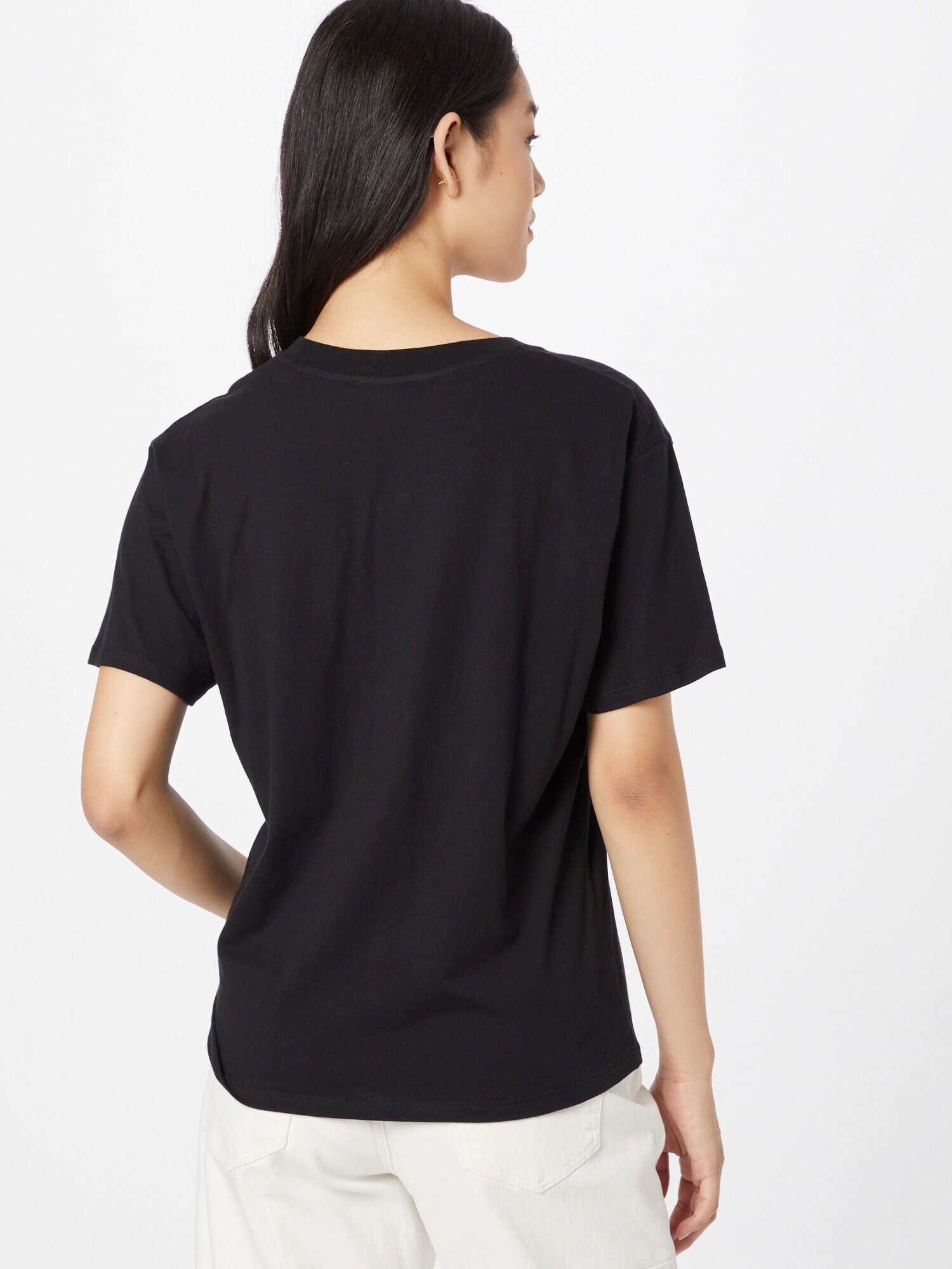 The Kooples Tricou negru / alb - Pled.ro