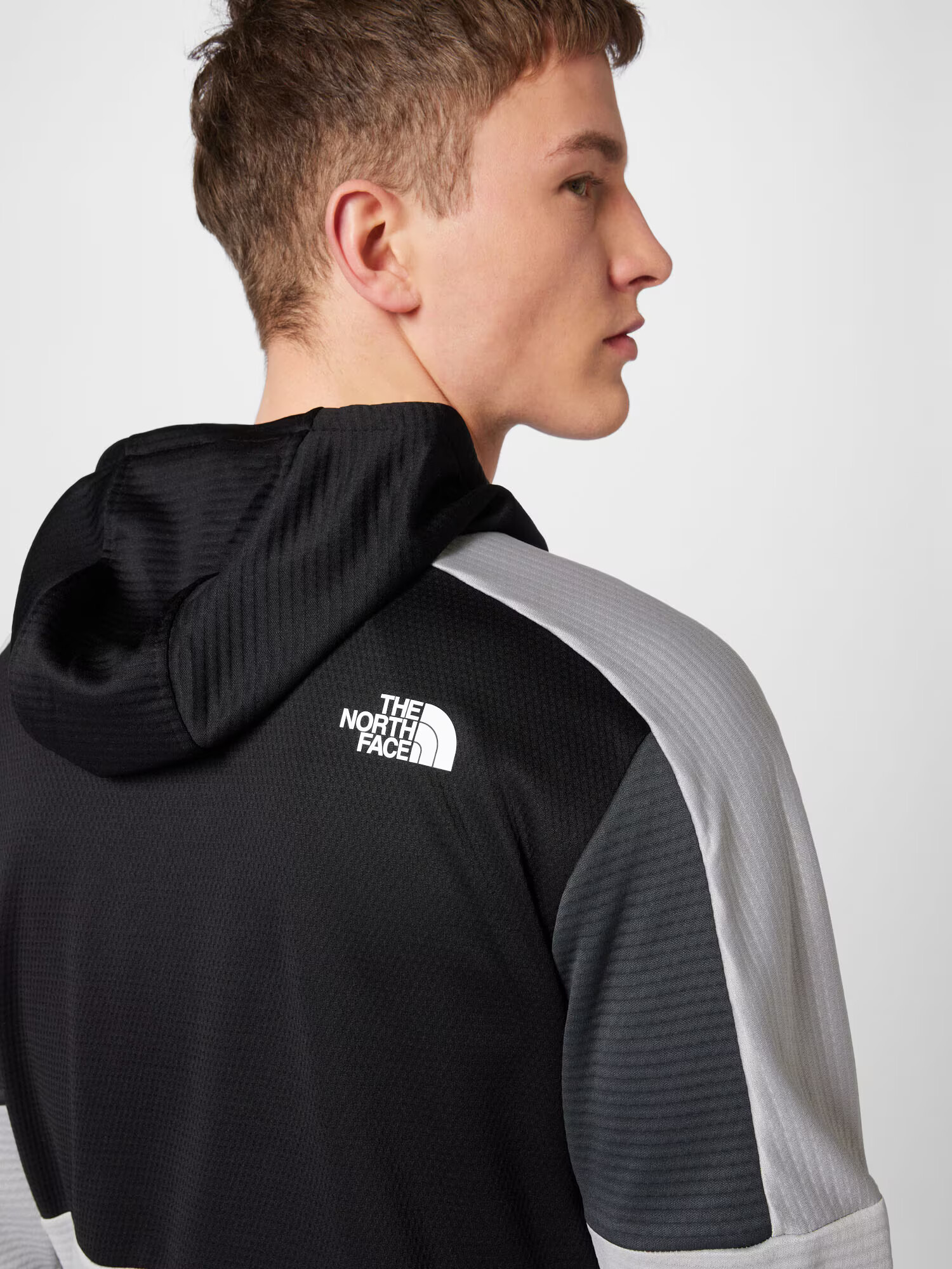 THE NORTH FACE Jachetă fleece funcțională gri grafit / gri deschis / negru - Pled.ro