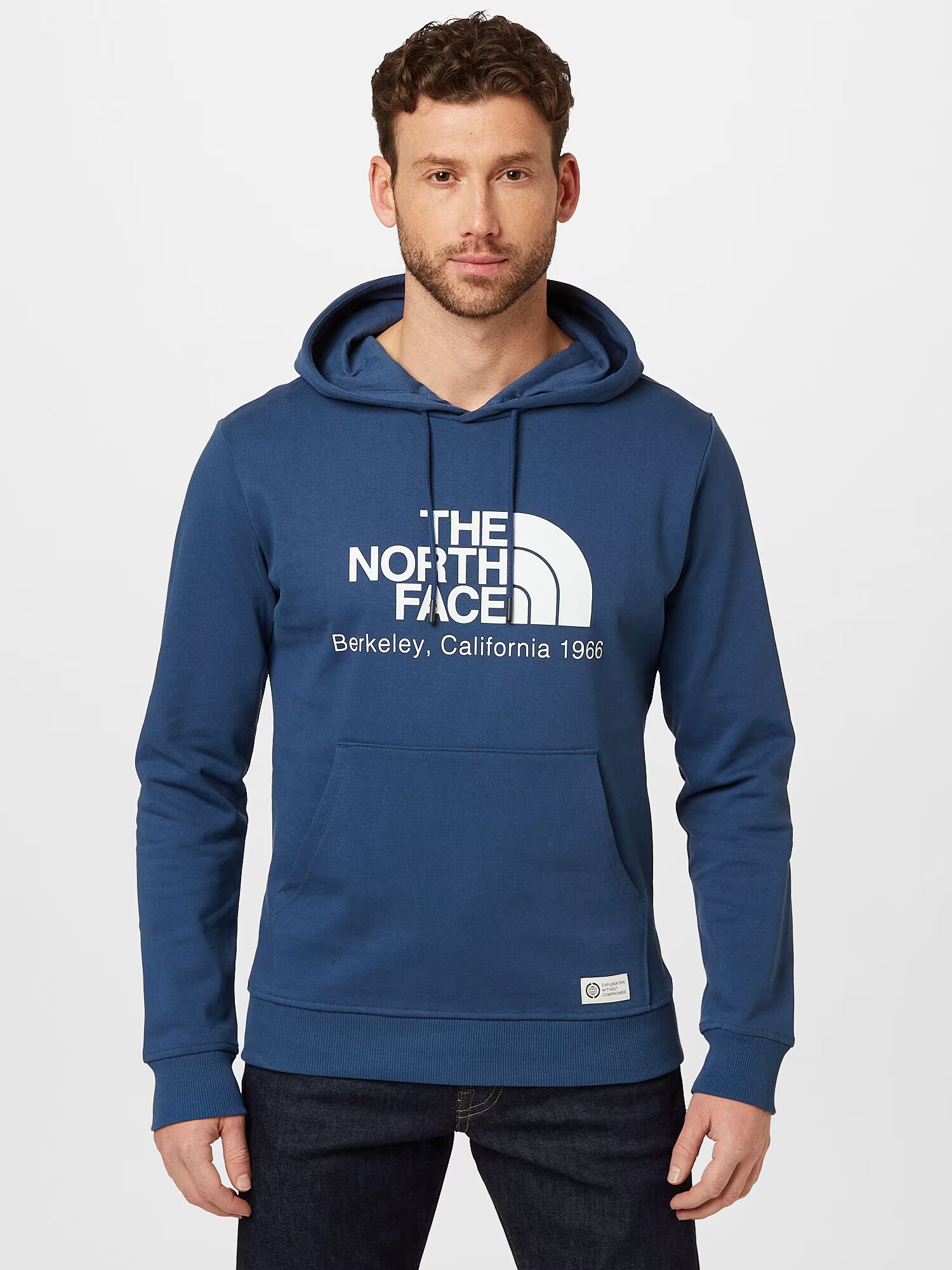 THE NORTH FACE Bluză de molton albastru / alb - Pled.ro