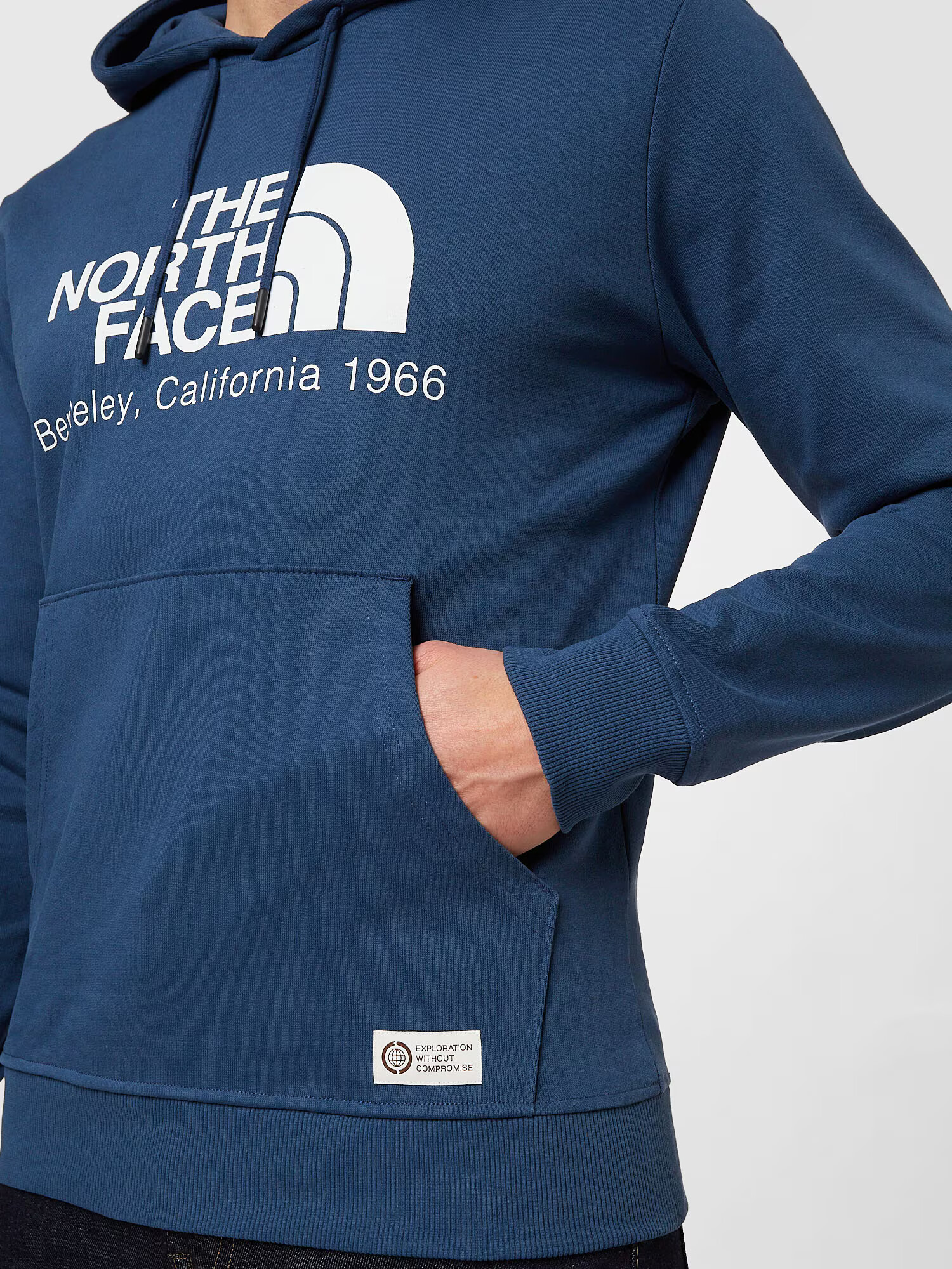 THE NORTH FACE Bluză de molton albastru / alb - Pled.ro