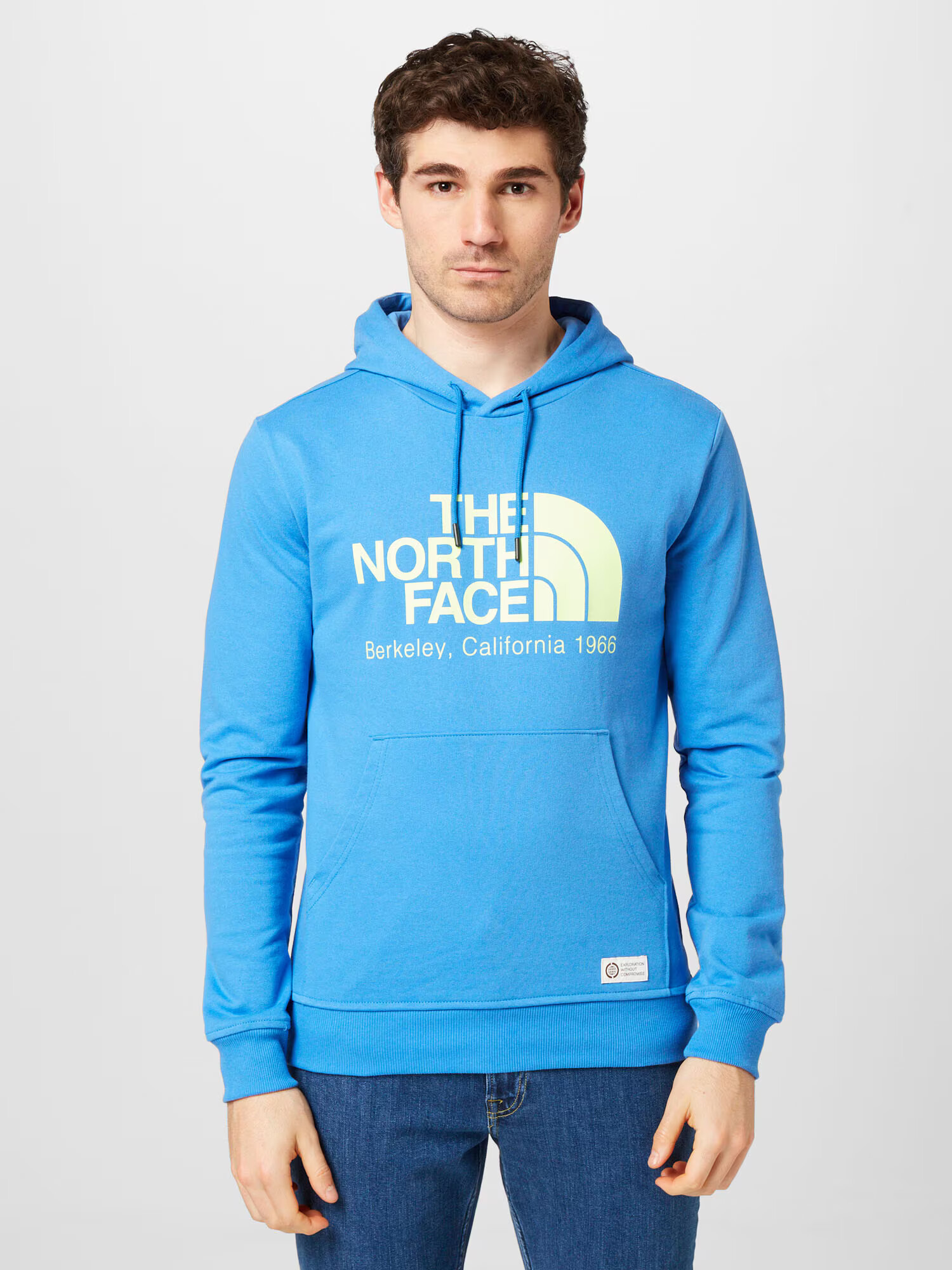 THE NORTH FACE Bluză de molton albastru aqua / alb - Pled.ro