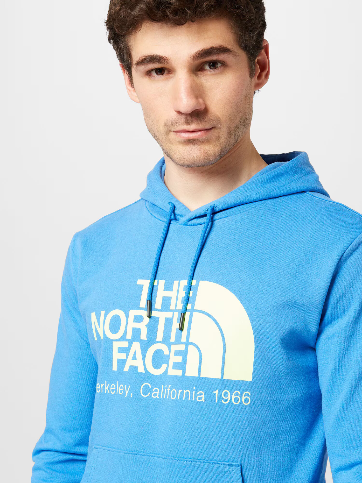 THE NORTH FACE Bluză de molton albastru aqua / alb - Pled.ro