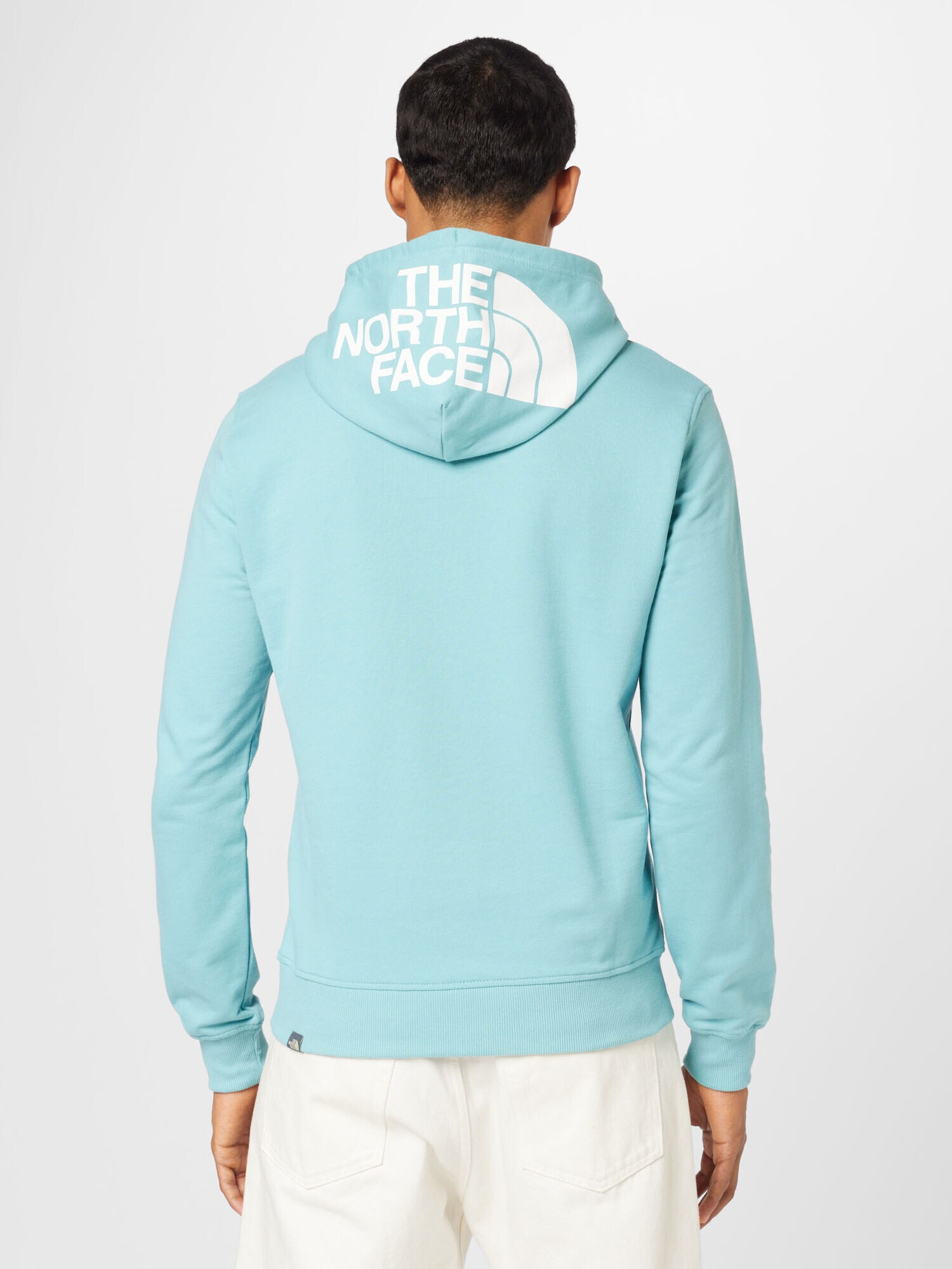 THE NORTH FACE Bluză de molton albastru aqua / alb - Pled.ro