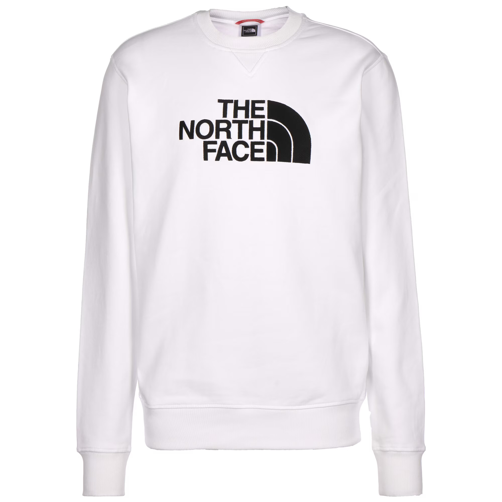 THE NORTH FACE Bluză de molton 'Drew Peak' negru / alb - Pled.ro