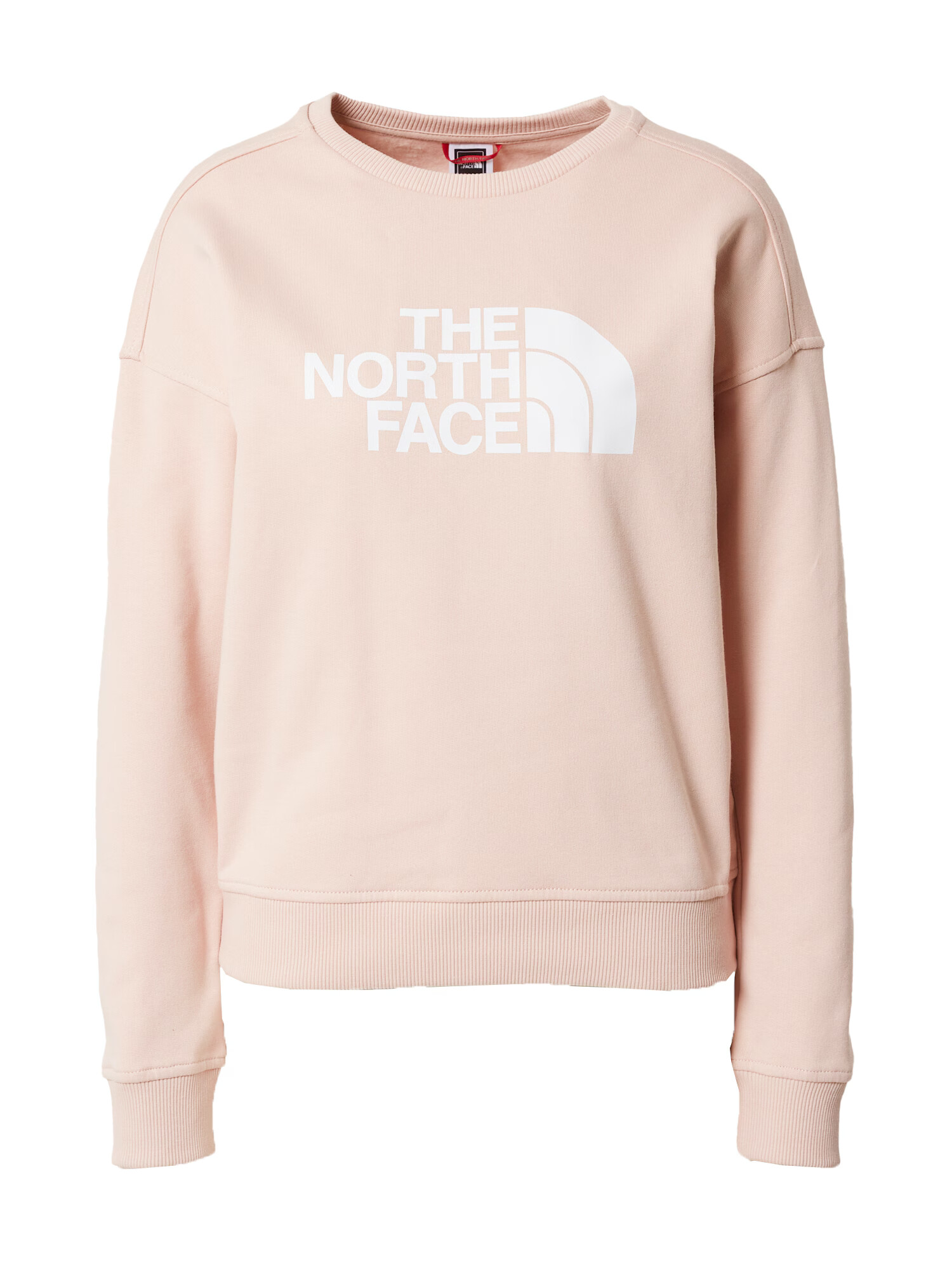 THE NORTH FACE Bluză de molton 'Drew Peak' roz pastel / alb - Pled.ro