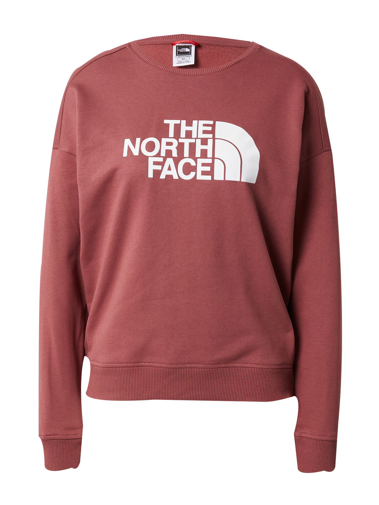 THE NORTH FACE Bluză de molton 'Drew Peak' roz pitaya / alb - Pled.ro