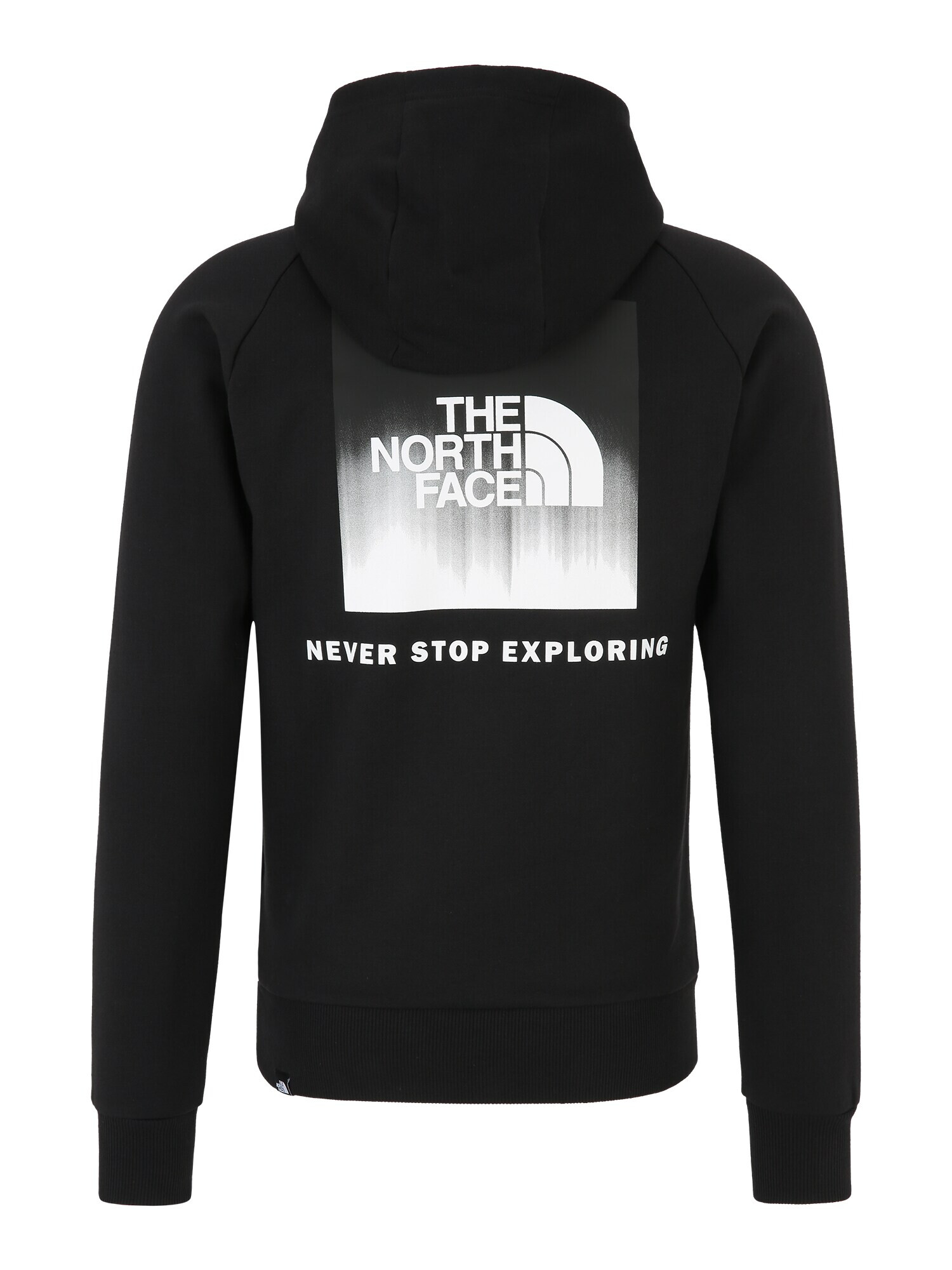 THE NORTH FACE Bluză de molton negru / alb - Pled.ro