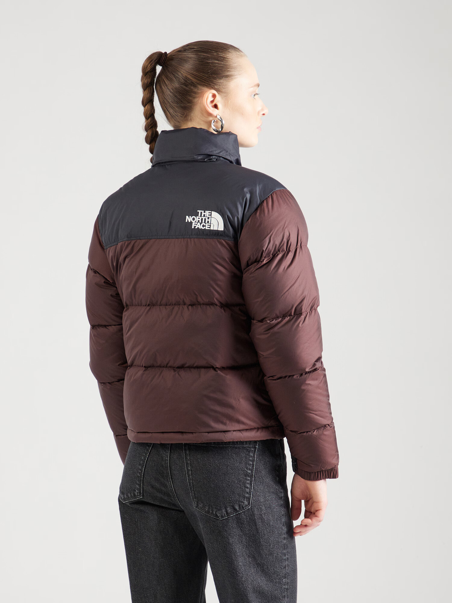 THE NORTH FACE Geacă de iarnă '1996 Retro Nuptse' ciocolatiu / negru / alb - Pled.ro