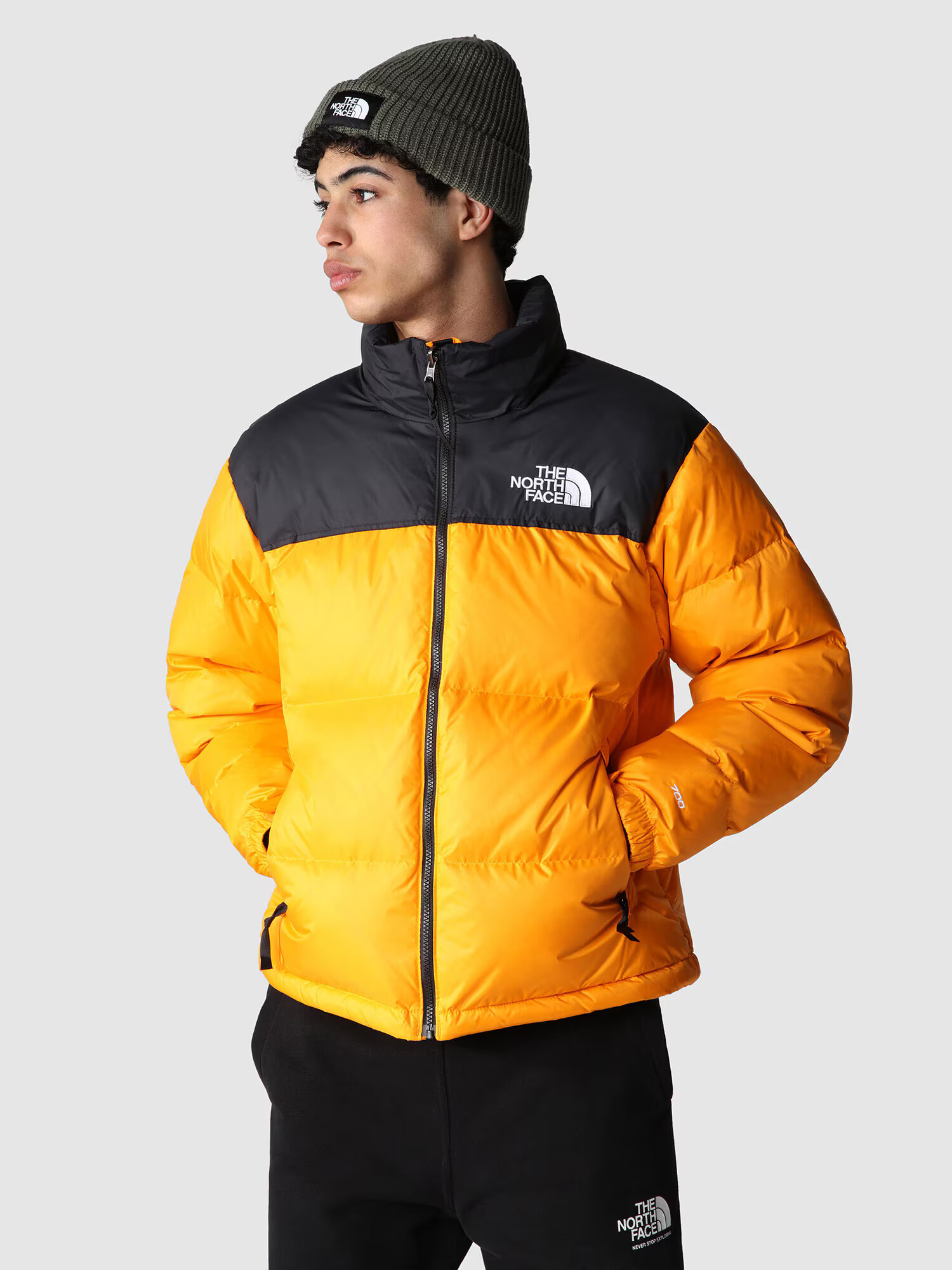 THE NORTH FACE Geacă de iarnă '1996 RETRO NUPTSE' portocaliu / negru / alb - Pled.ro