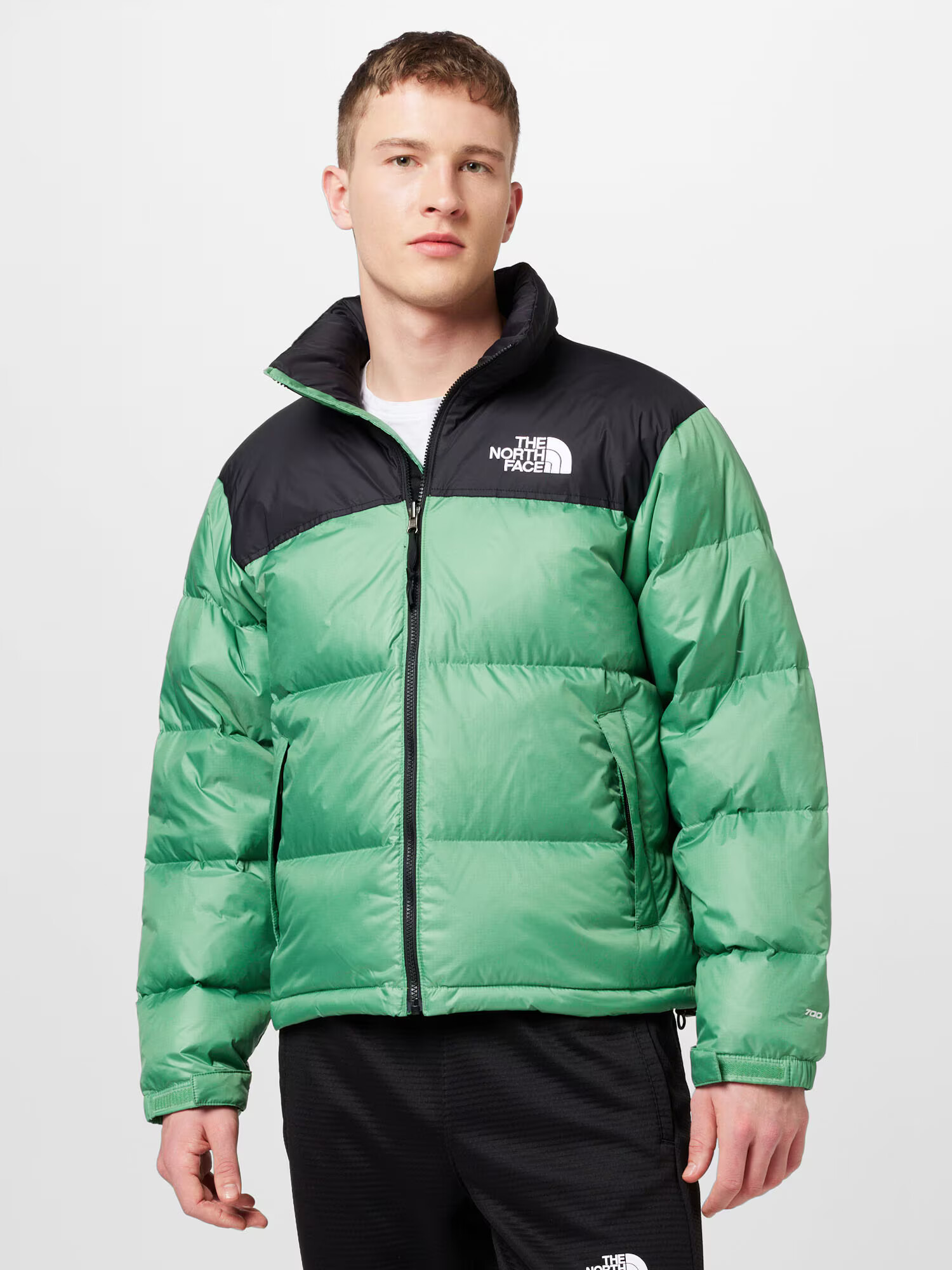 THE NORTH FACE Geacă de iarnă '1996 RTO NUPTSE' verde închis / negru / alb - Pled.ro