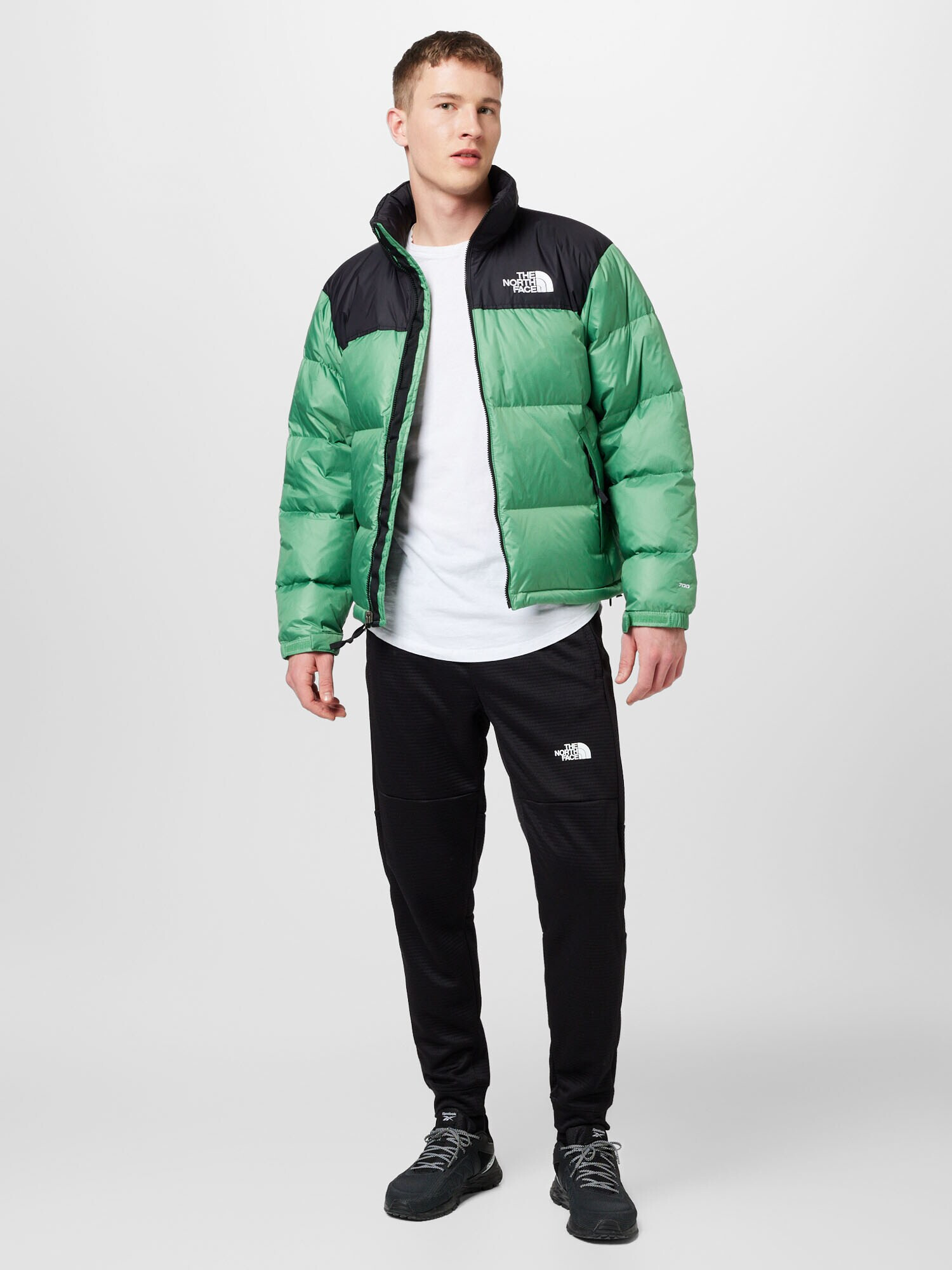 THE NORTH FACE Geacă de iarnă '1996 RTO NUPTSE' verde închis / negru / alb - Pled.ro