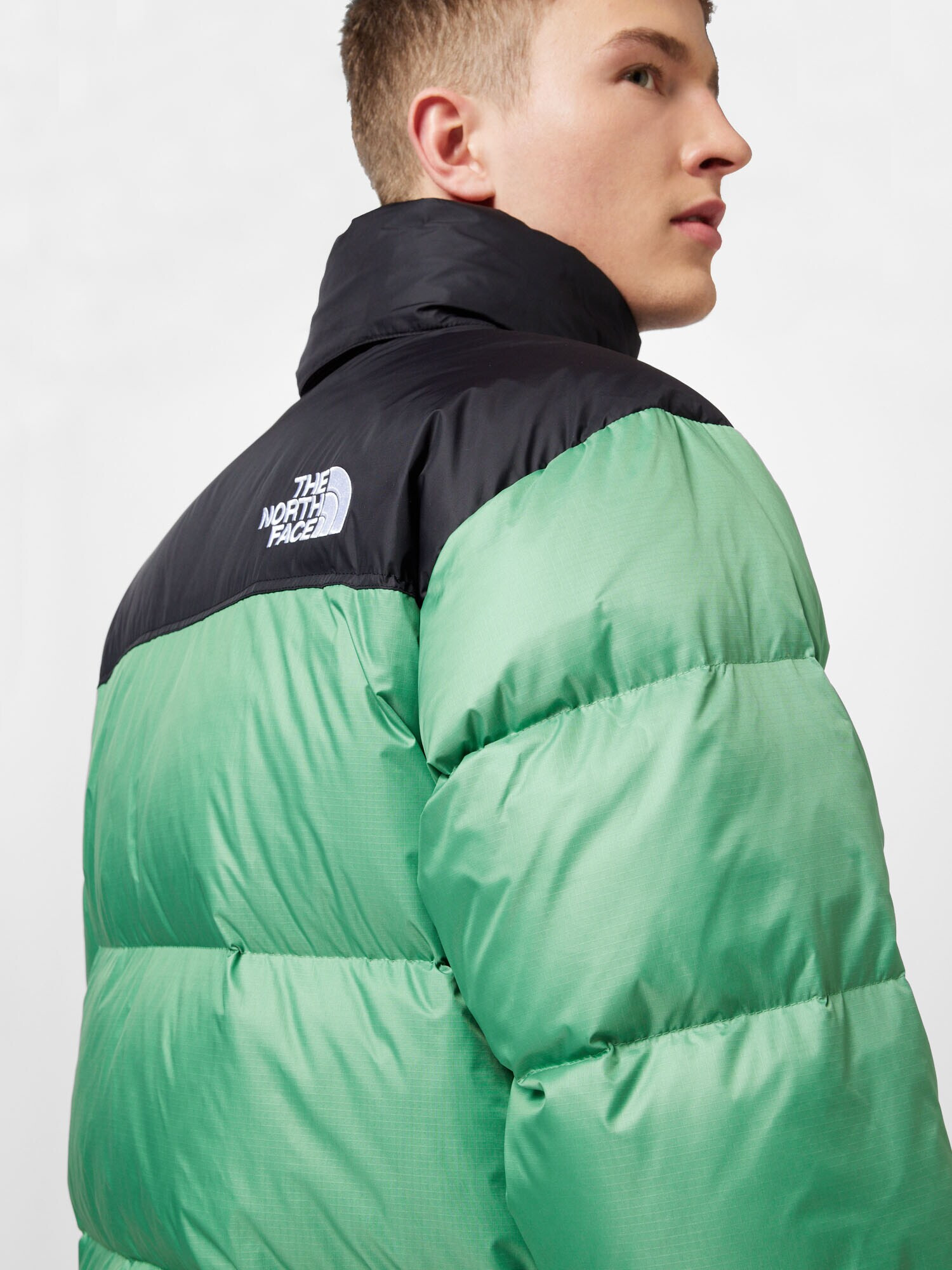 THE NORTH FACE Geacă de iarnă '1996 RTO NUPTSE' verde închis / negru / alb - Pled.ro