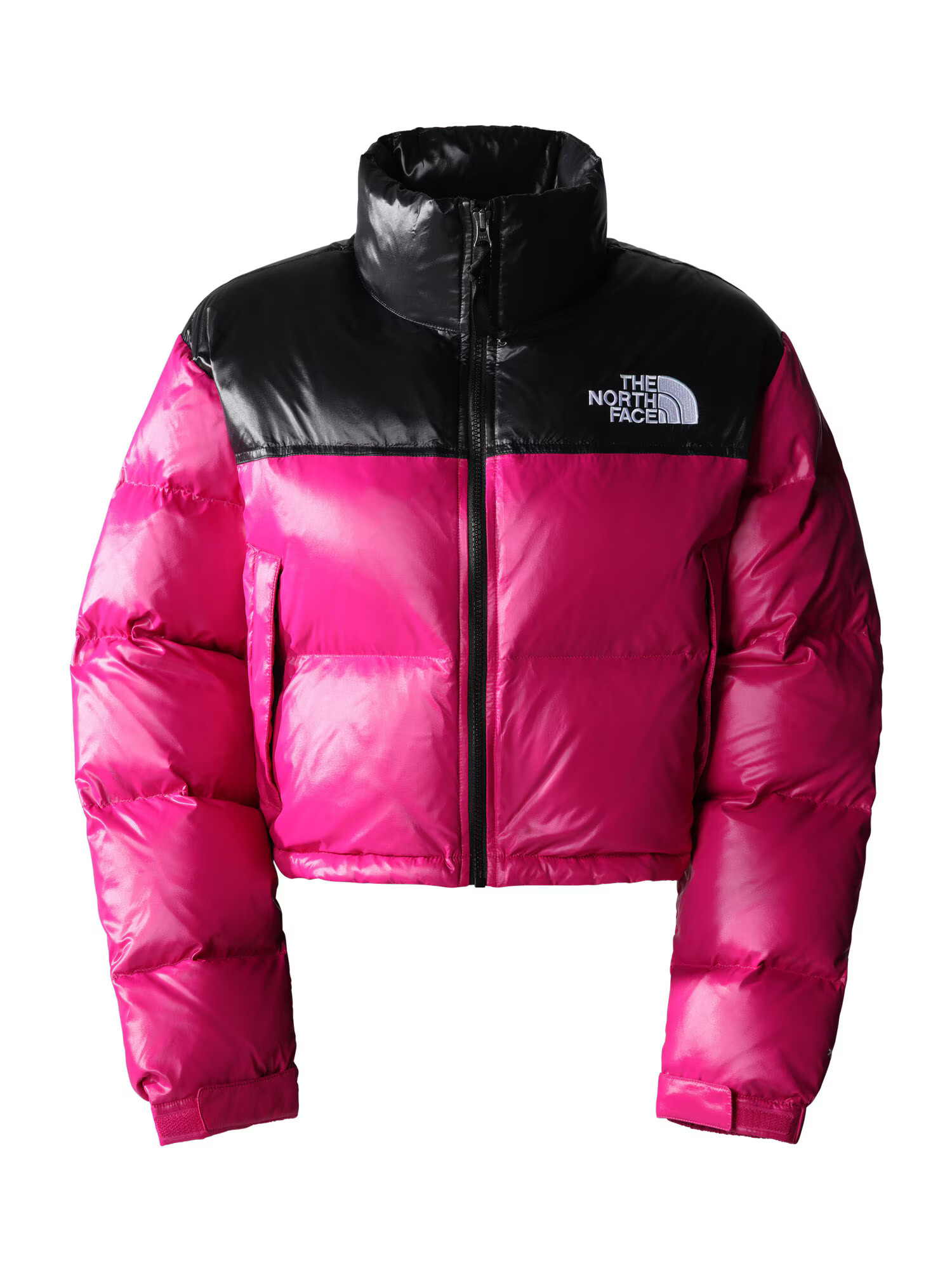 THE NORTH FACE Geacă de iarnă 'Nuptse' fucsia / negru / alb - Pled.ro