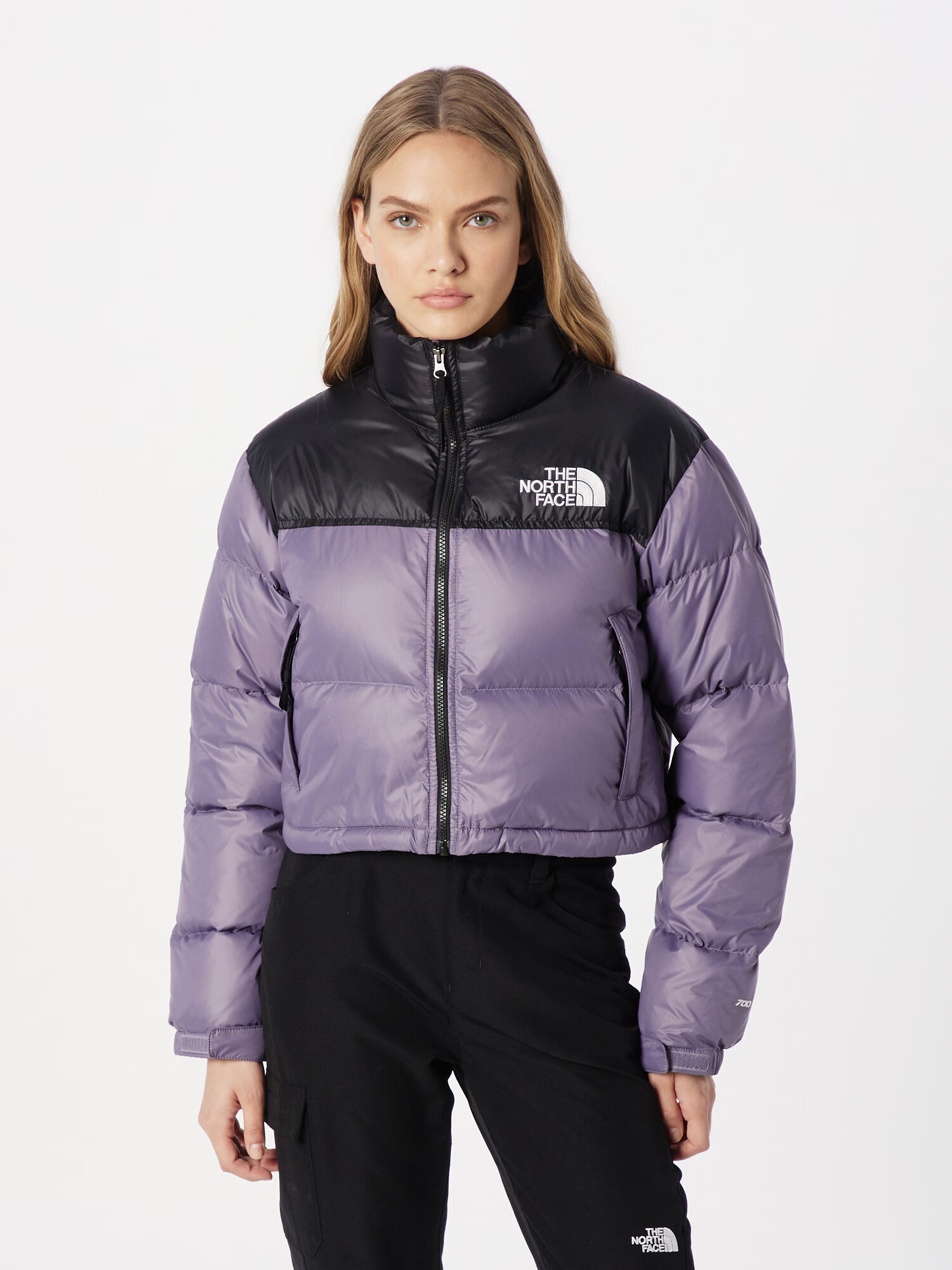 THE NORTH FACE Geacă de iarnă 'NUPTSE' lila / negru - Pled.ro