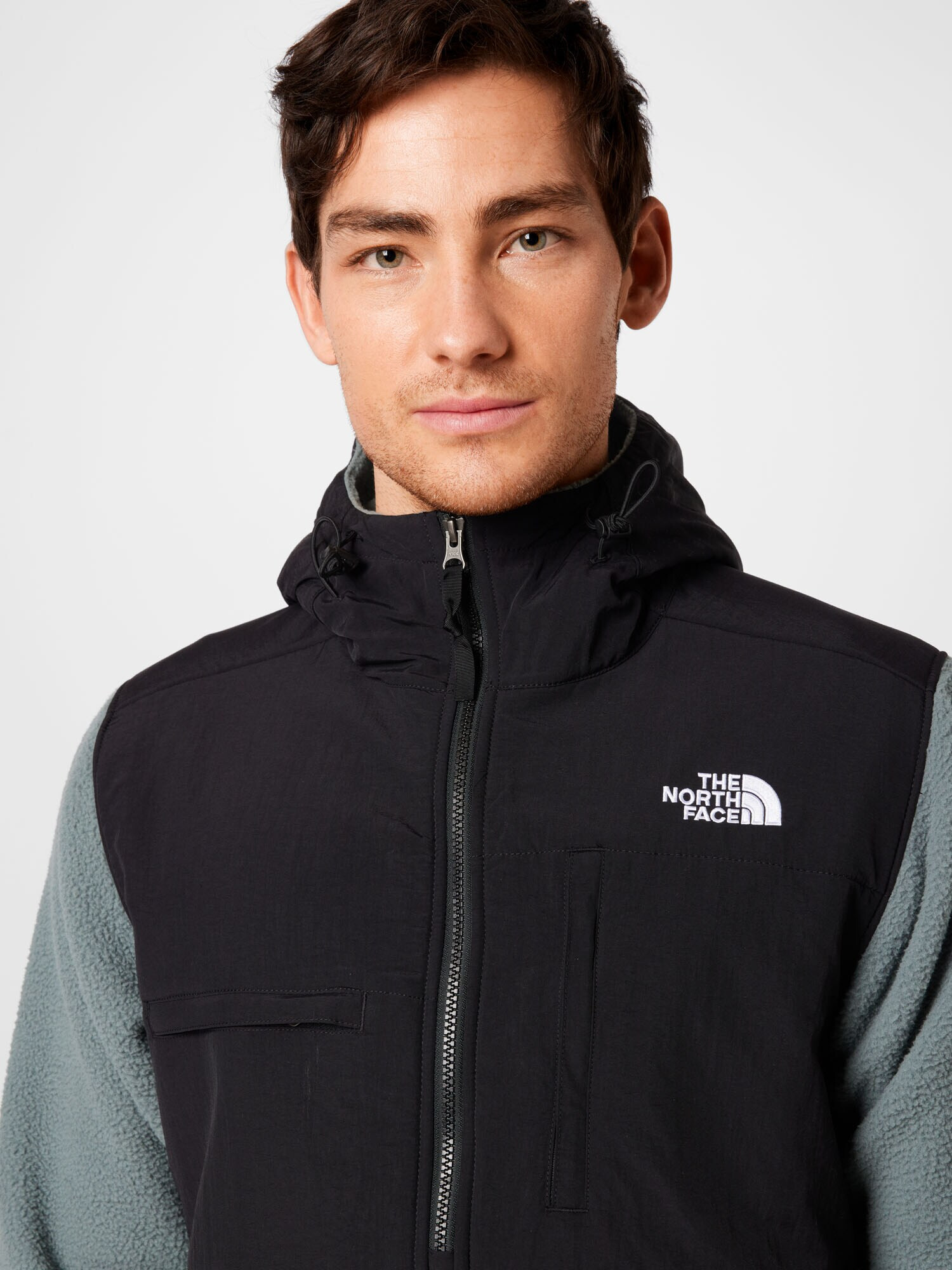 THE NORTH FACE Geacă de primăvară-toamnă 'Denali 2' verde stuf / negru / alb - Pled.ro