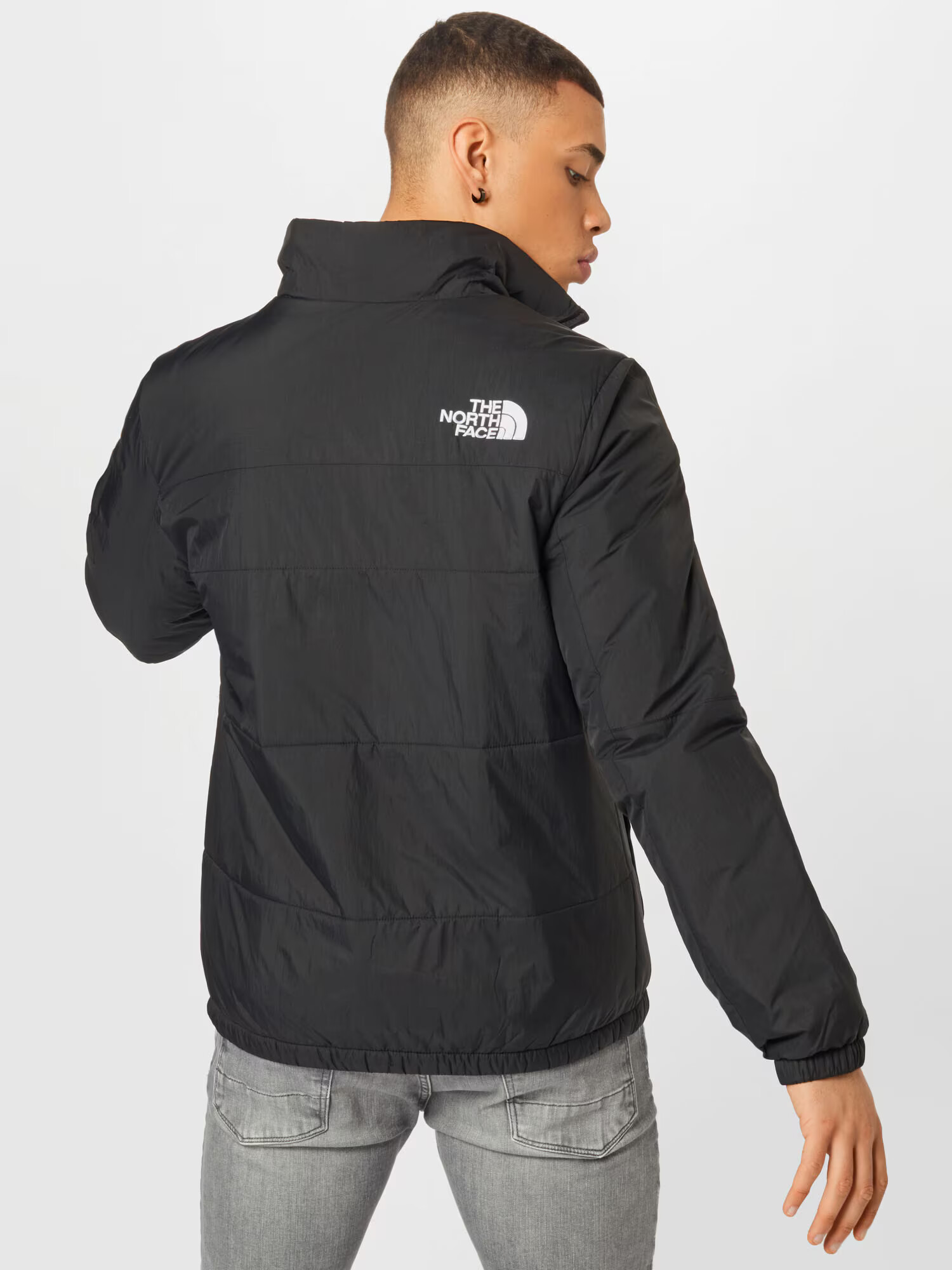 THE NORTH FACE Geacă de primăvară-toamnă 'Gosei' negru / alb - Pled.ro